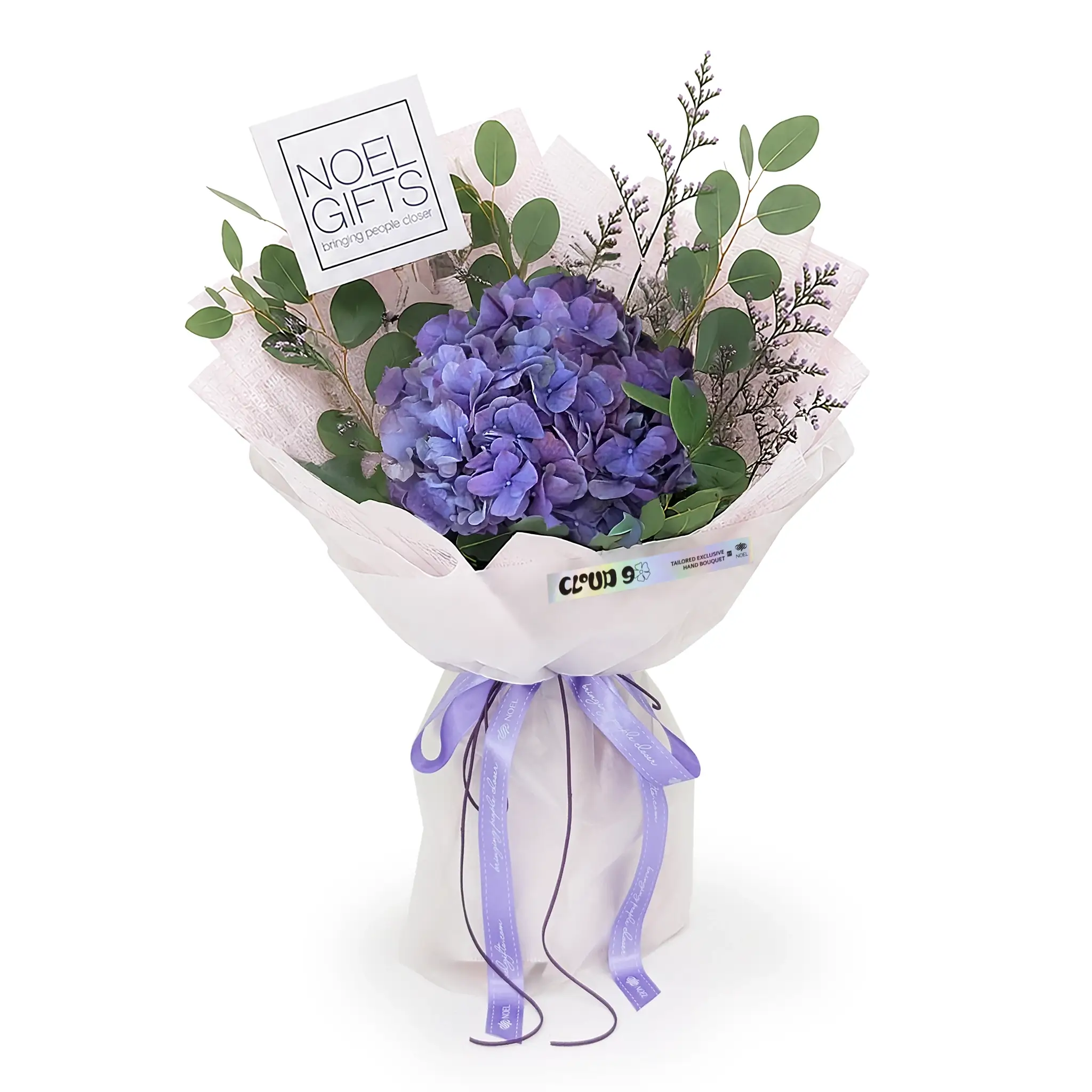 Twilight Dreamer Petite Purple Flower Bouquet with Purple Hydrangea
