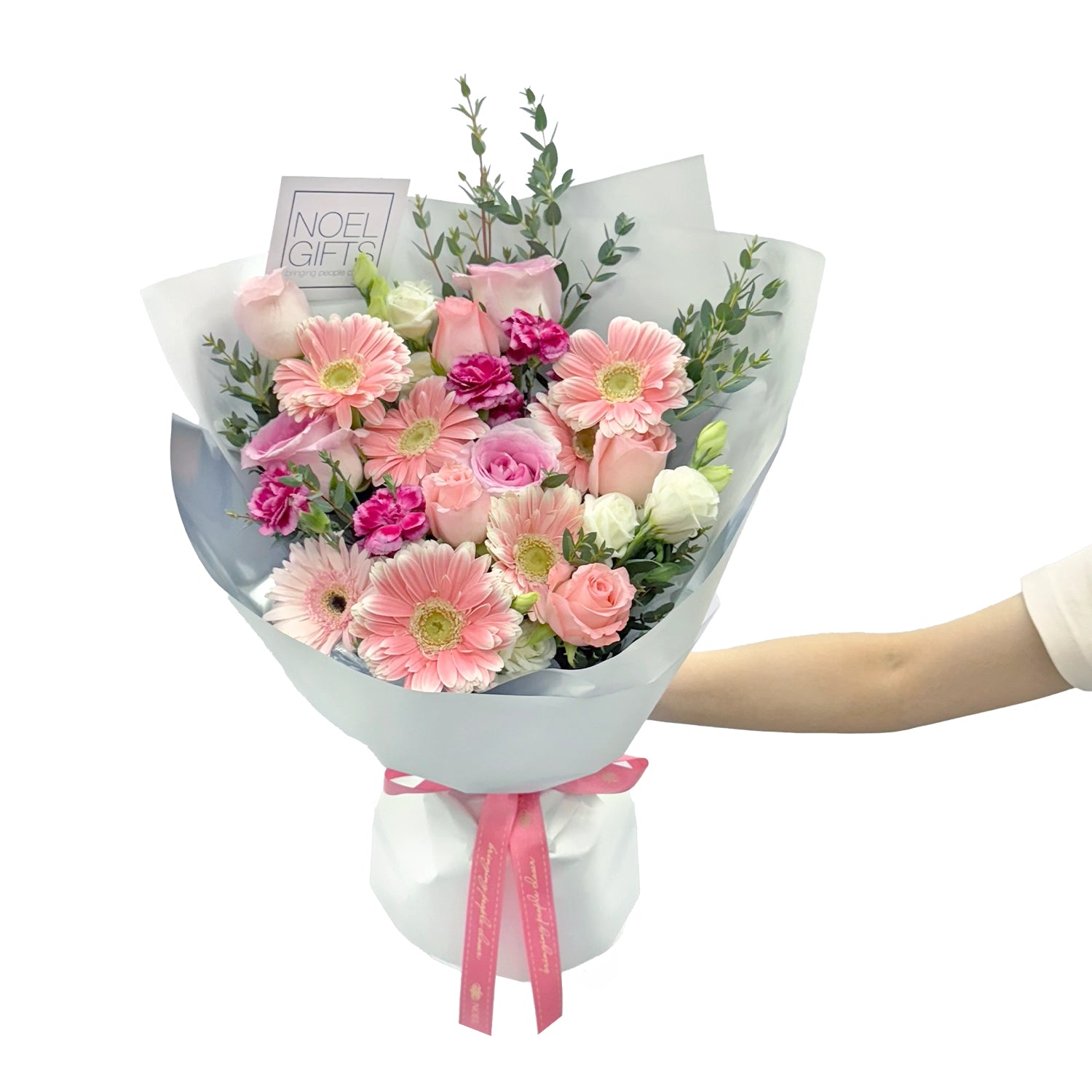 Blushing Sky Classic Flower Bouquet