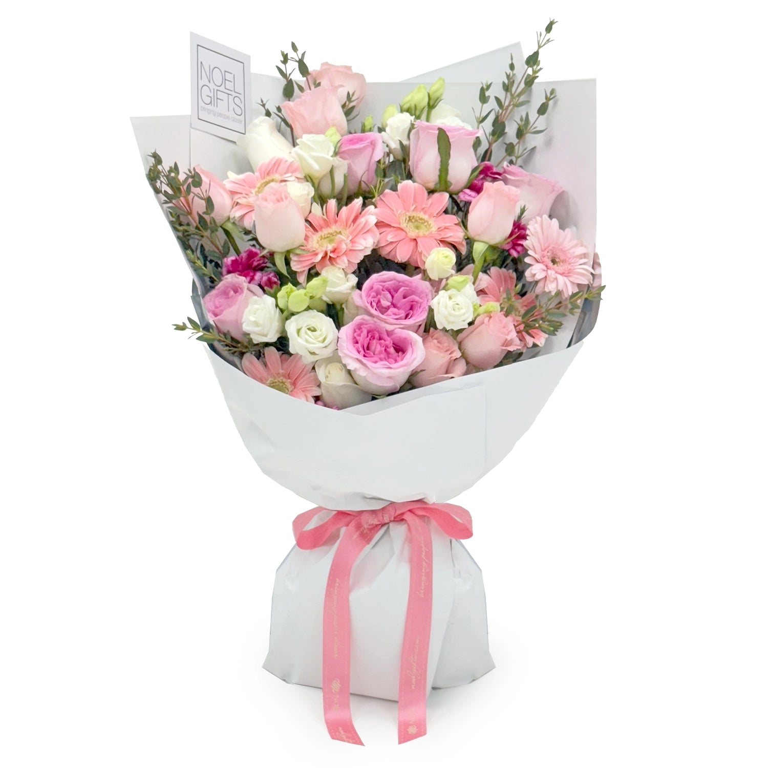 Blushing Sky Deluxe Flower Bouquet