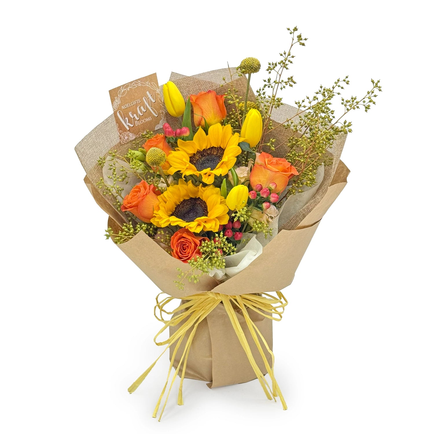 Golden Honey Classic Flower Bouquet