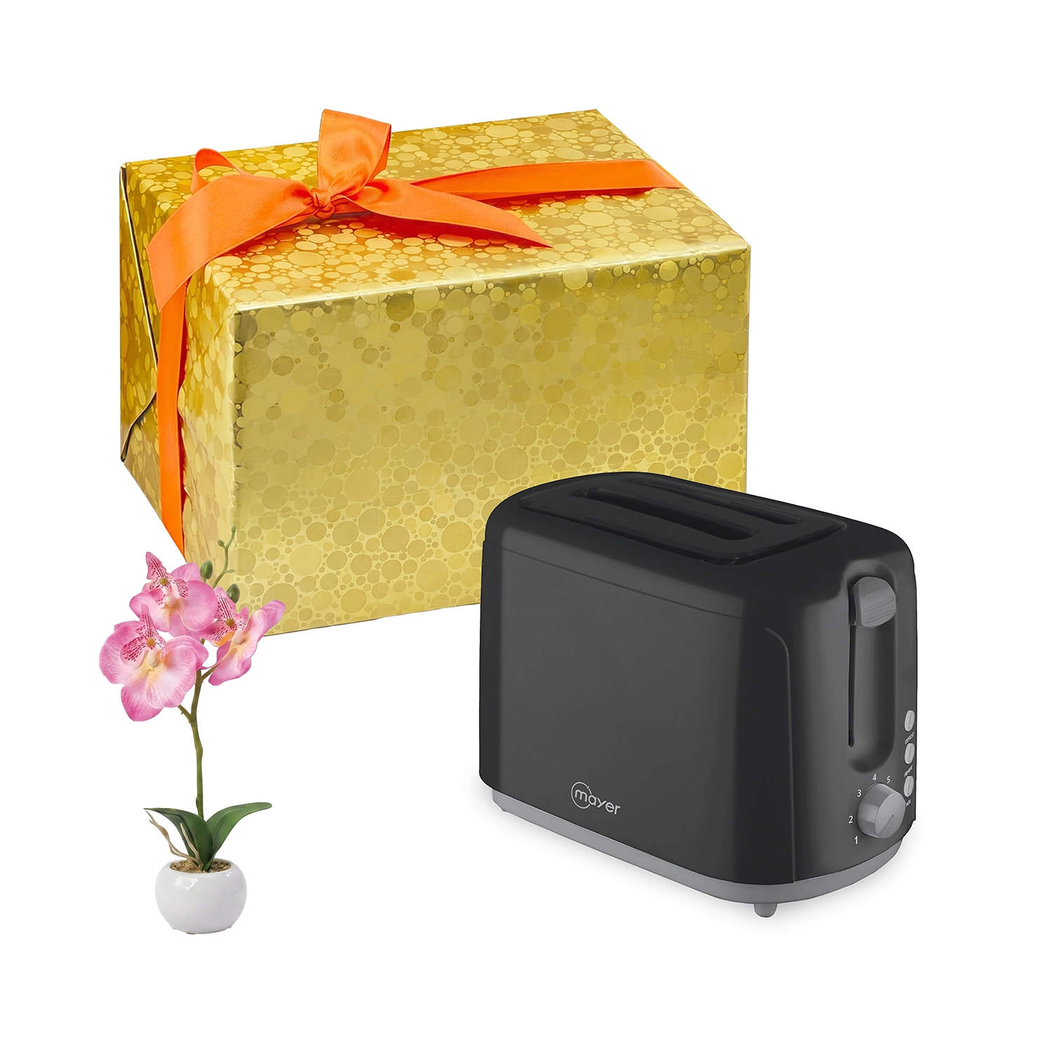 Mayer 2-Slice Pop Up Toaster