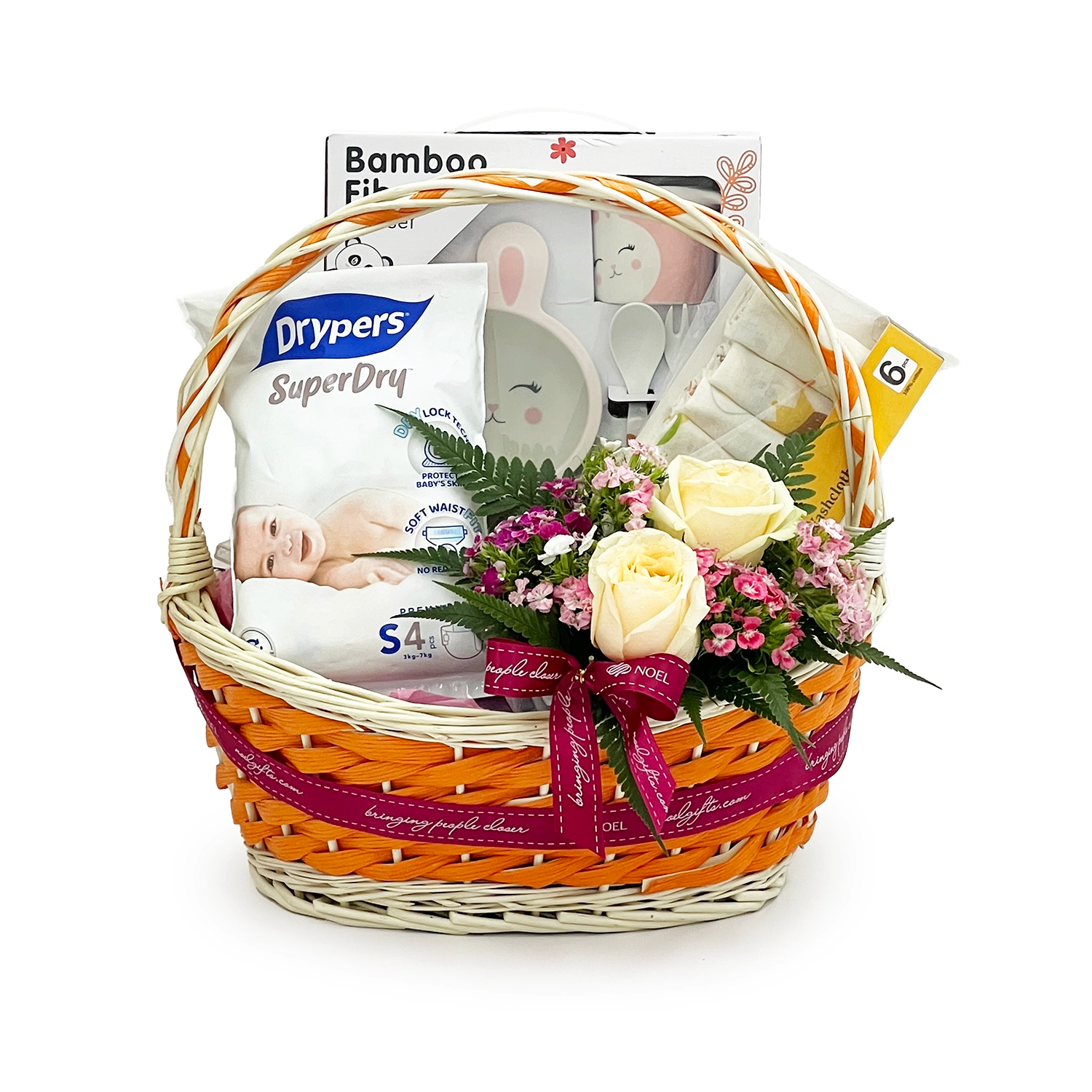 Newborn Feeding Time Baby Girl Gift Set