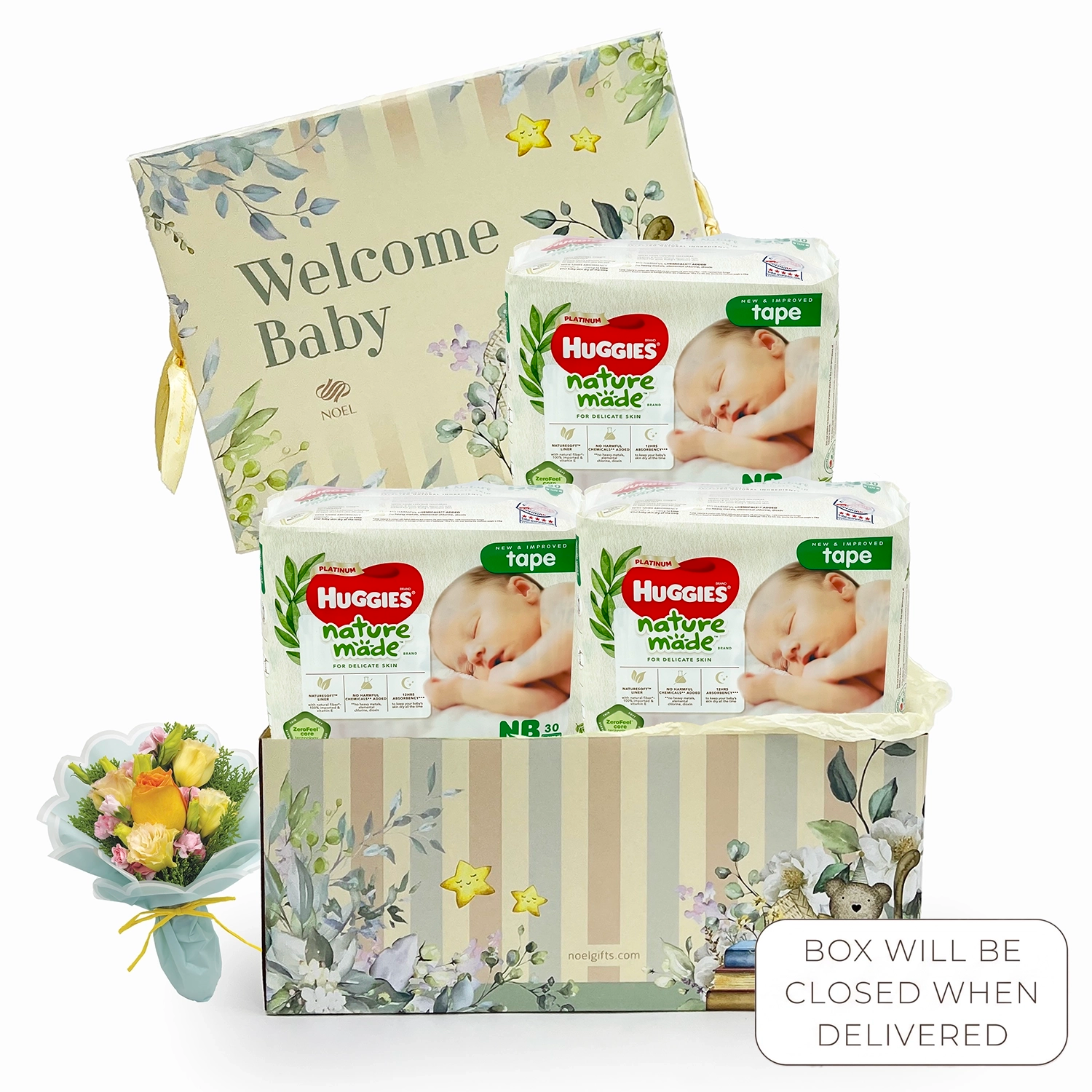 Newborn Perfect Gifts Baby Gift – Huggies Platinum Newborn Diapers