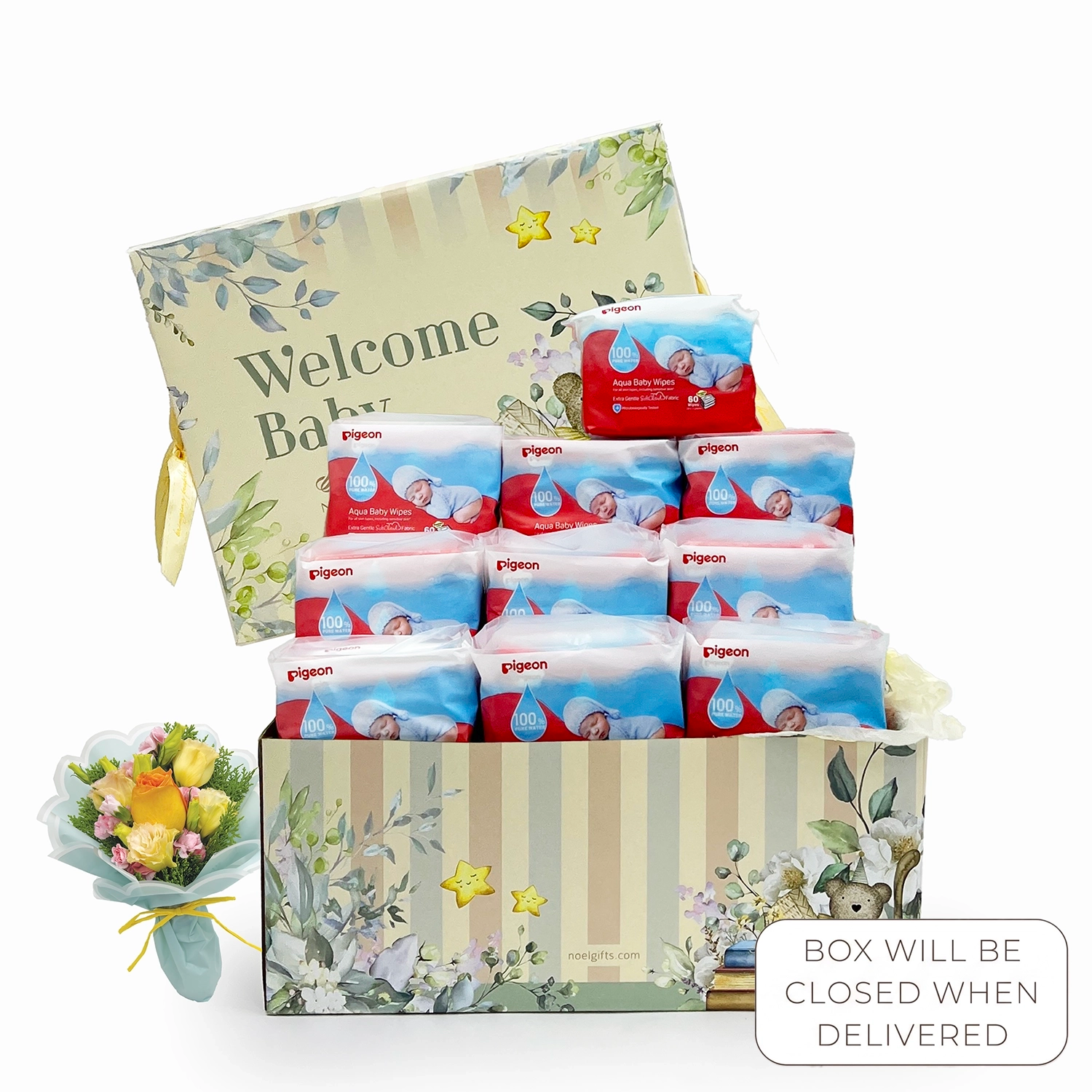 Newborn Perfect Gifts Baby Gift - Pigeon Baby Water Based Wipes