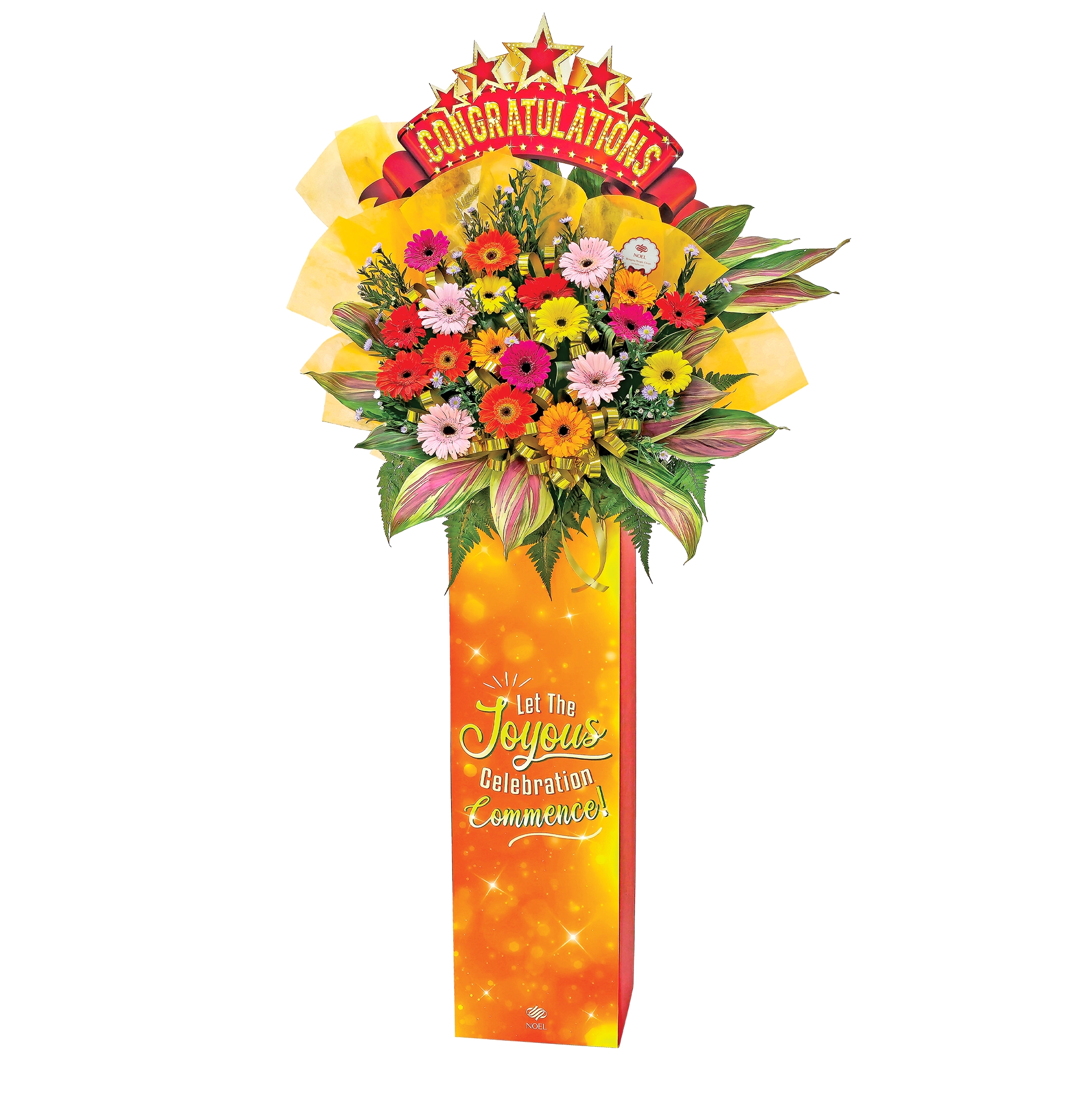 Vivid Celebrations Congratulatory Flower Stand