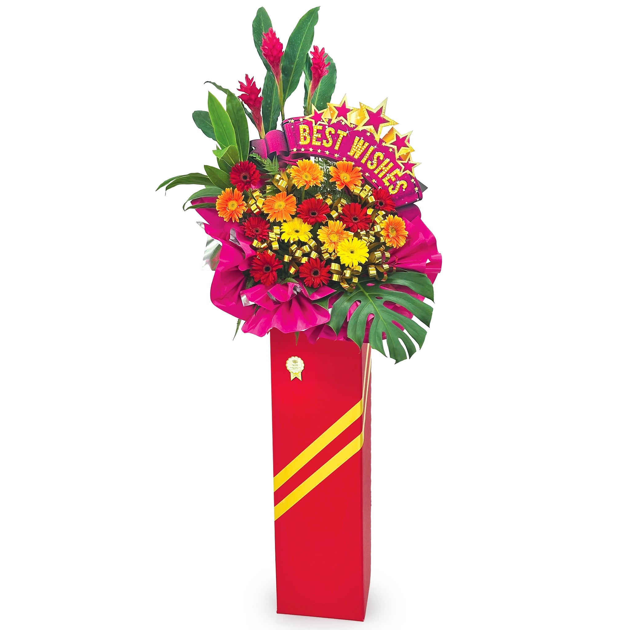 Thriving Success Congratulatory Flower Stand
