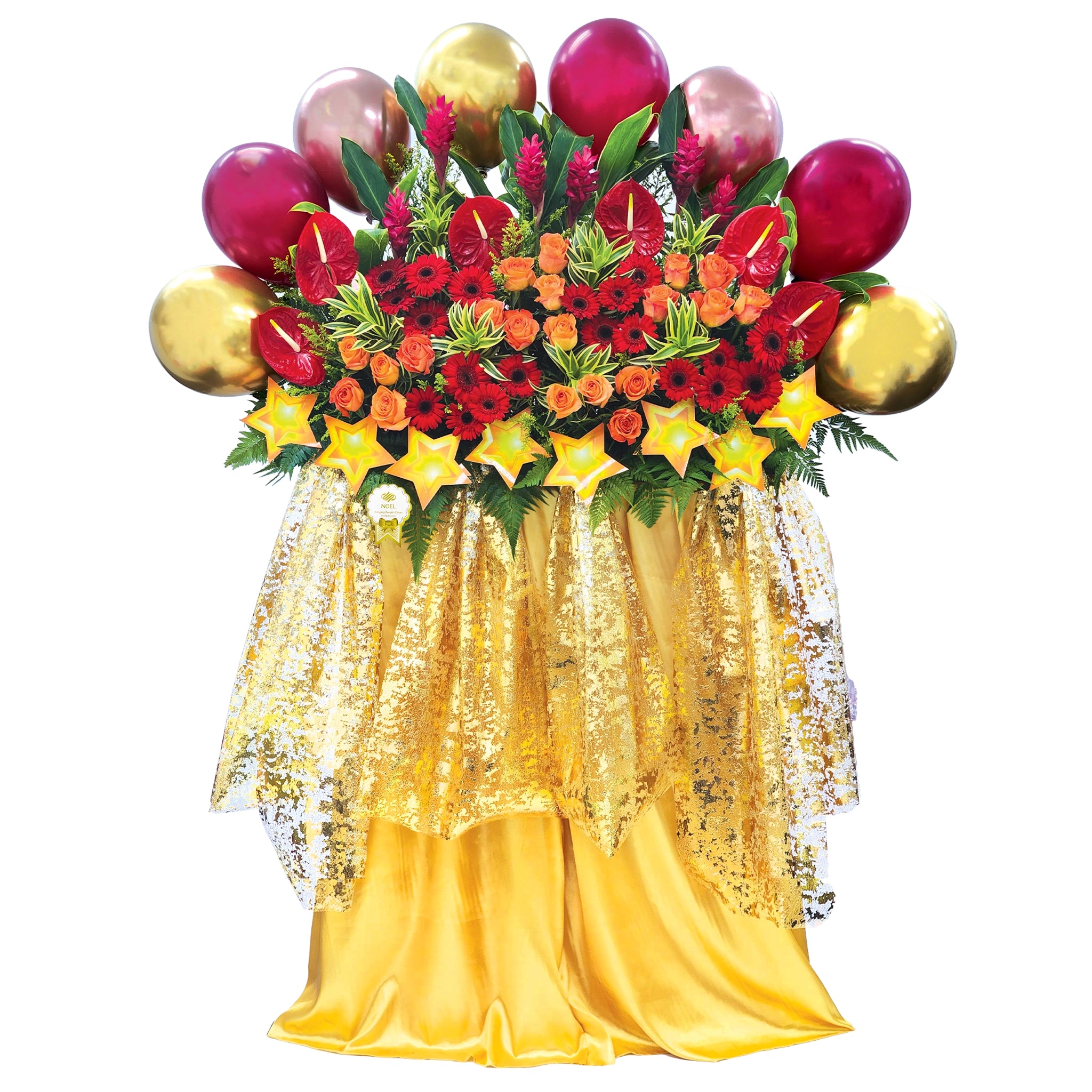 Starry Celebration Congratulatory Flower Stand