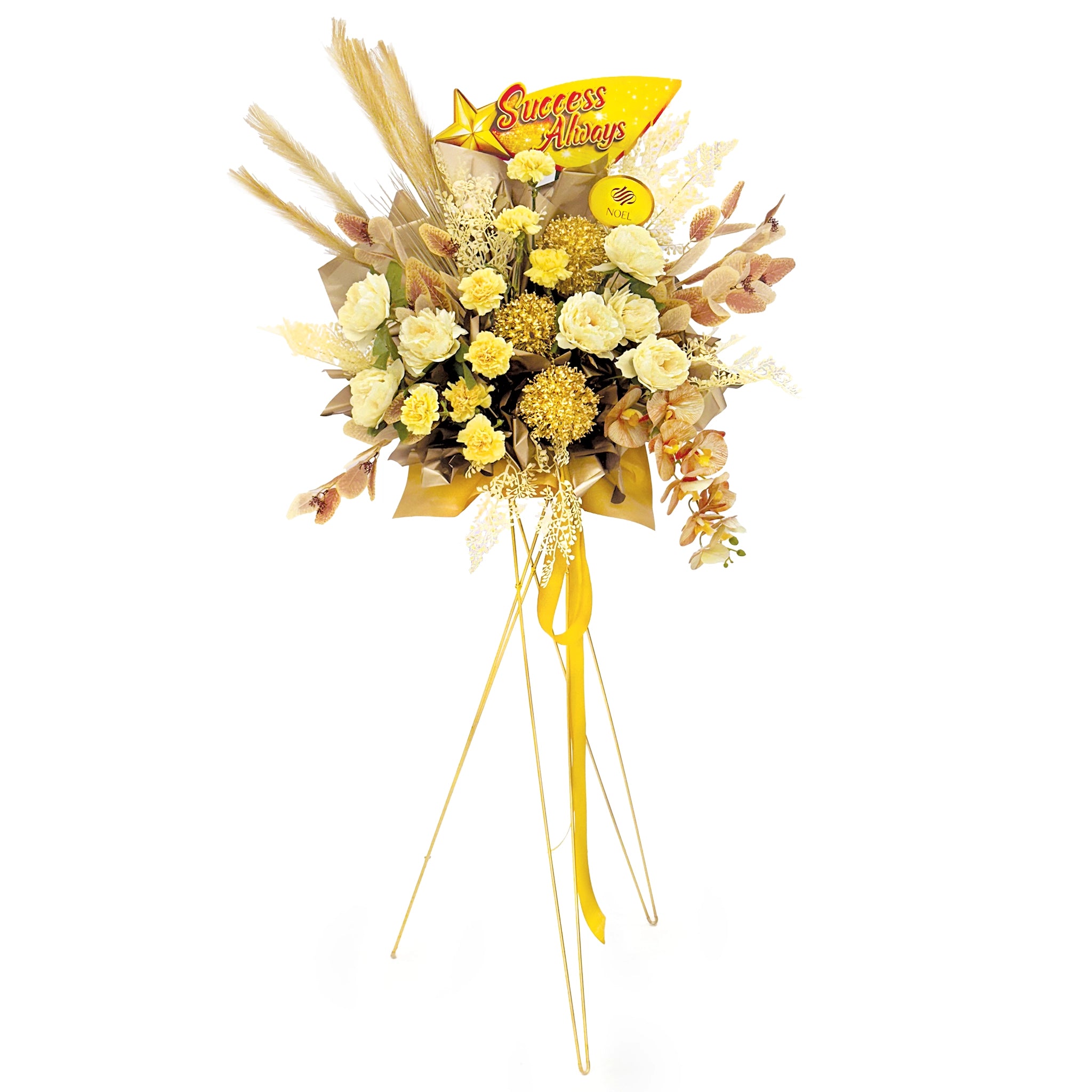 Golden Luxe Congratulatory Flower Stand