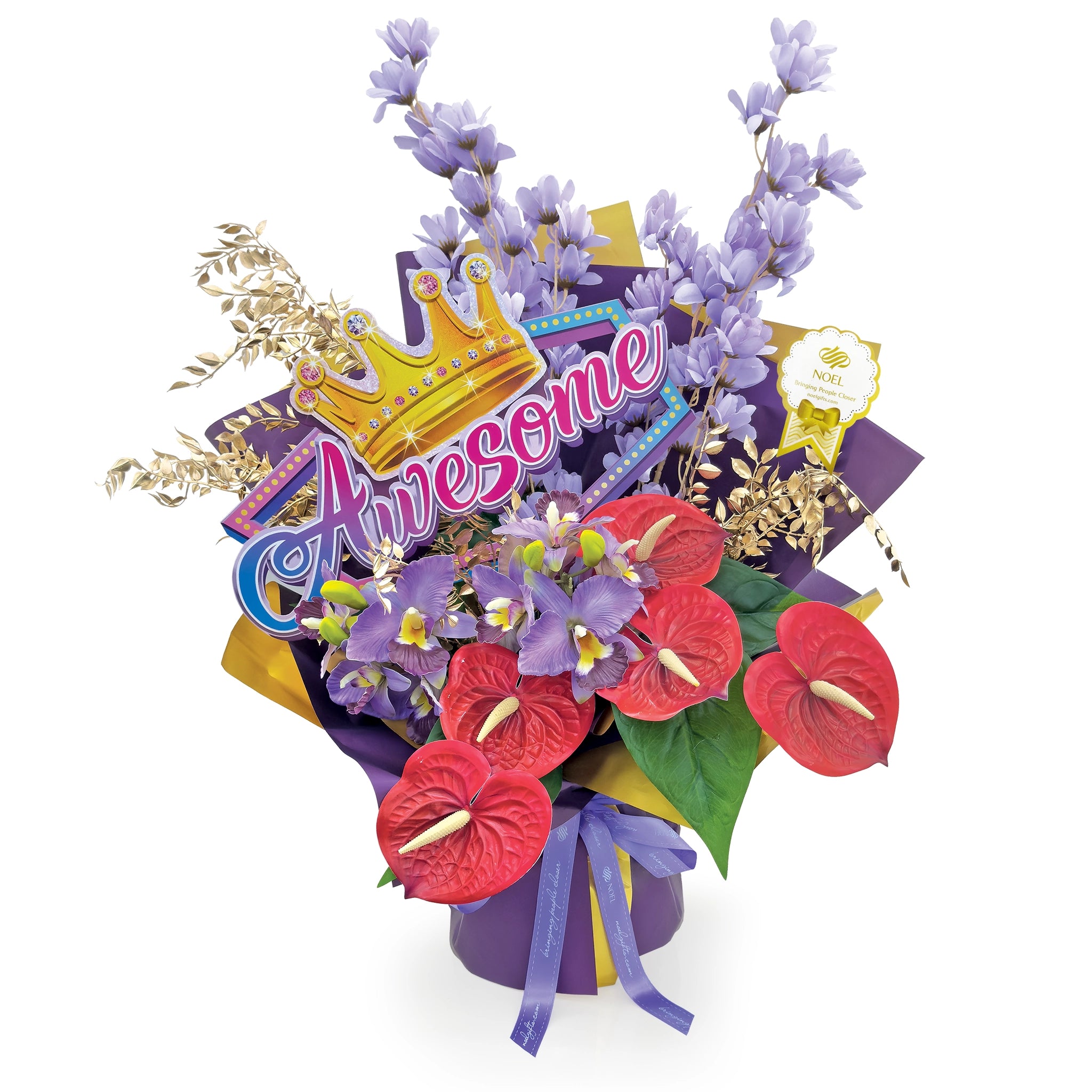 Awesome Success Congratulatory Table Flower Arrangement