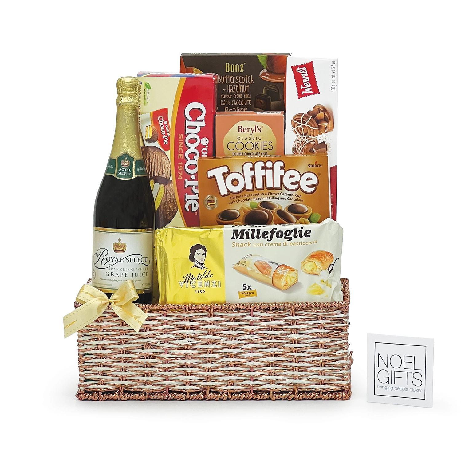 Epicurean Delights Gourmet Food Hamper (with Sparkling Juice)
