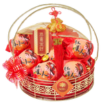 Chinese New Year Golden Abundance Hong Mei Ren Mandarin Oranges Gift Hamper (10Pcs)