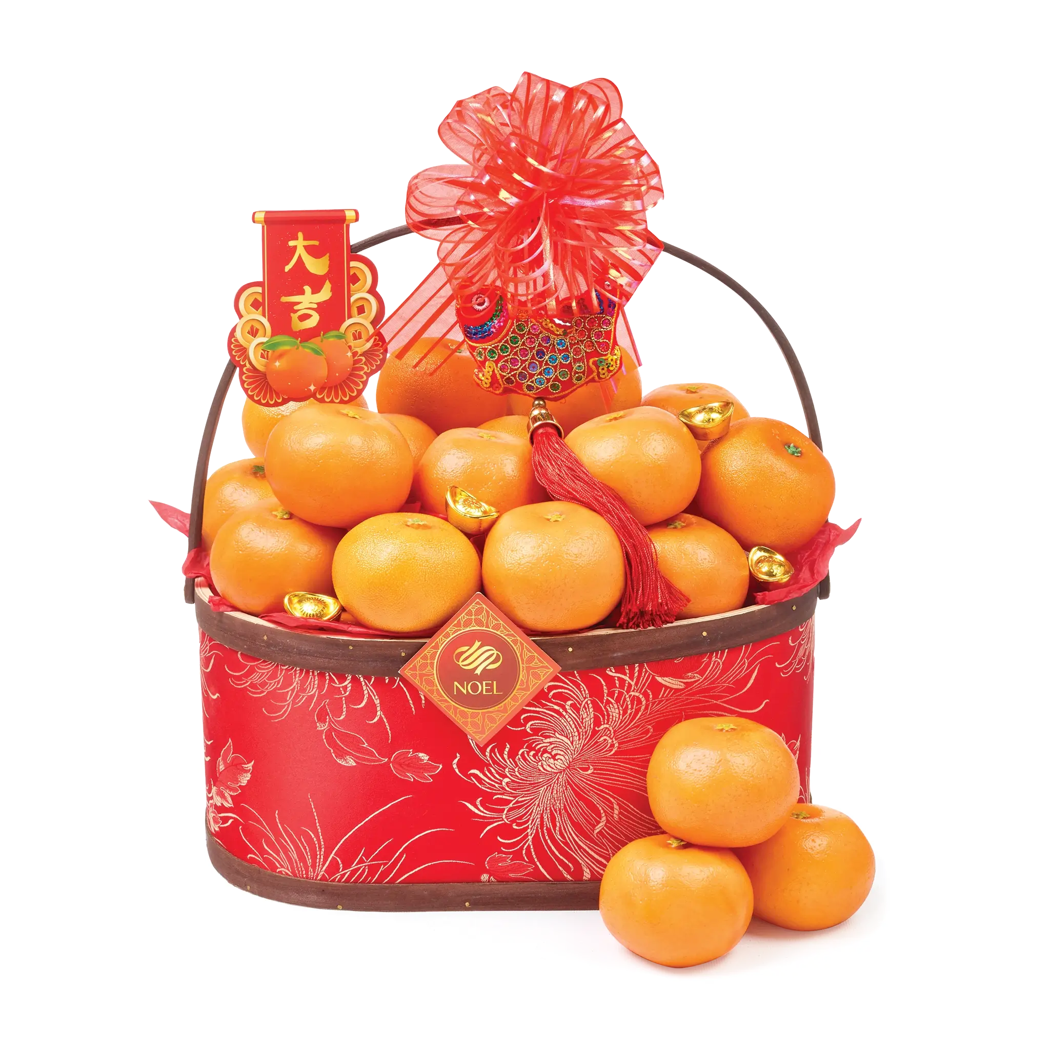 Chinese New Year Wealthiness Mandarin Oranges Gift Hamper (38Pcs)