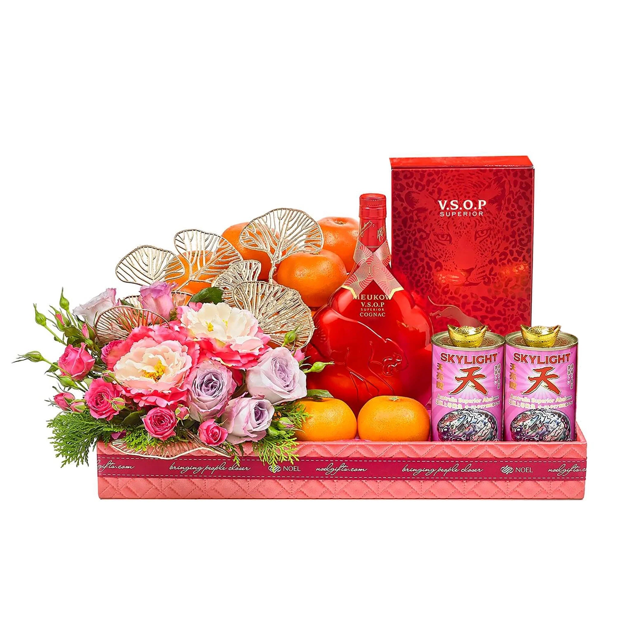 Chinese New Year Fortune Gift Hamper With Meukow Vsop Red