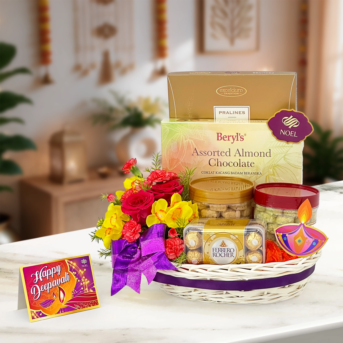 Deepavali Sweet Petals Gift Basket