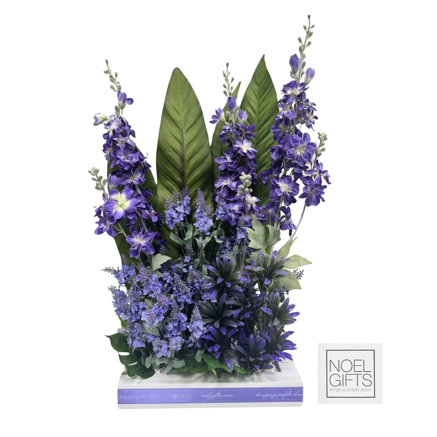 Enchanted Lavender Hedge Artificial Table Florals