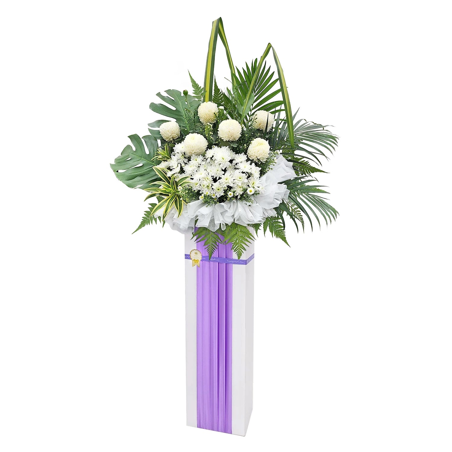 Peaceful Passage Condolence Flower Arrangement
