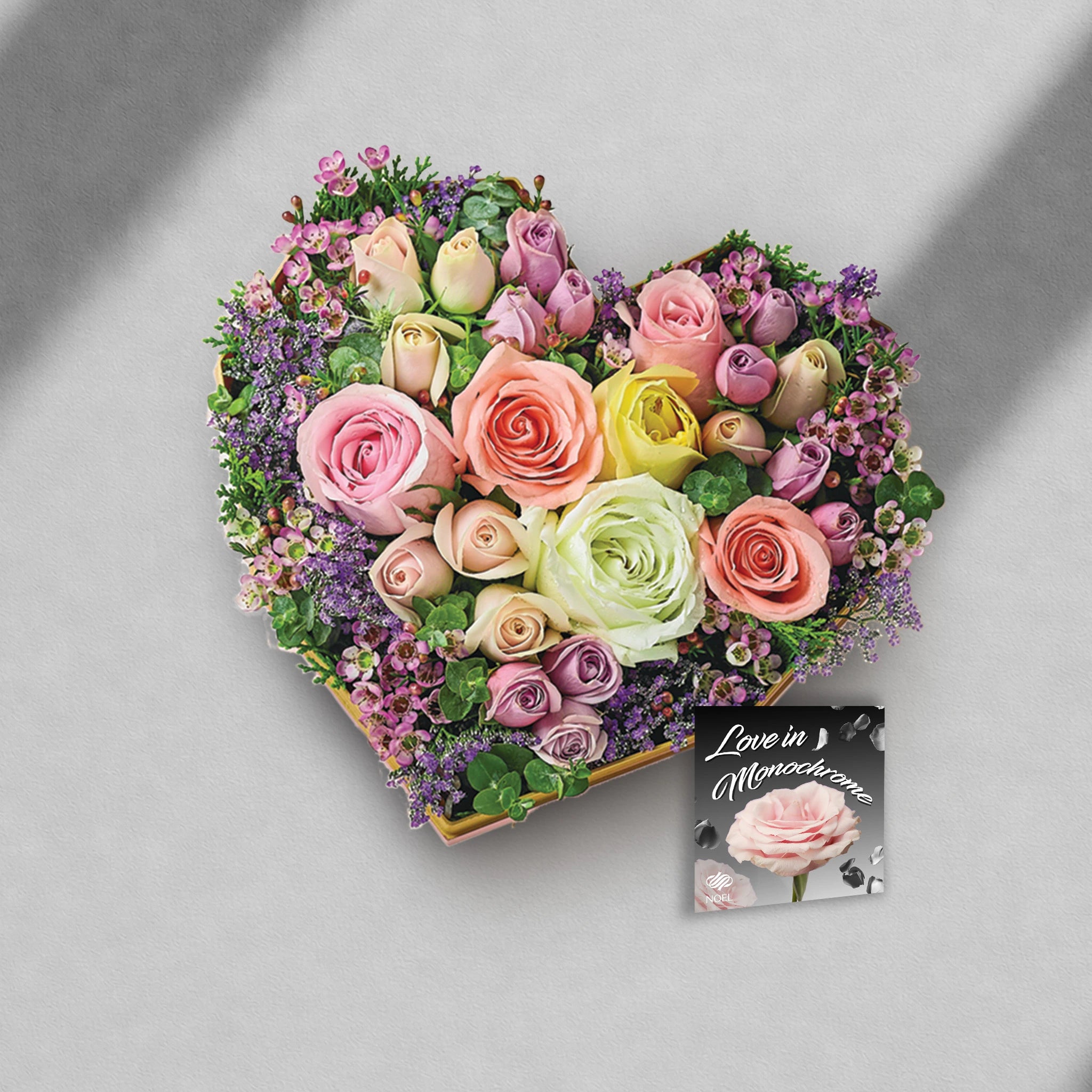 Classic Romance Heart Shaped Arrangement