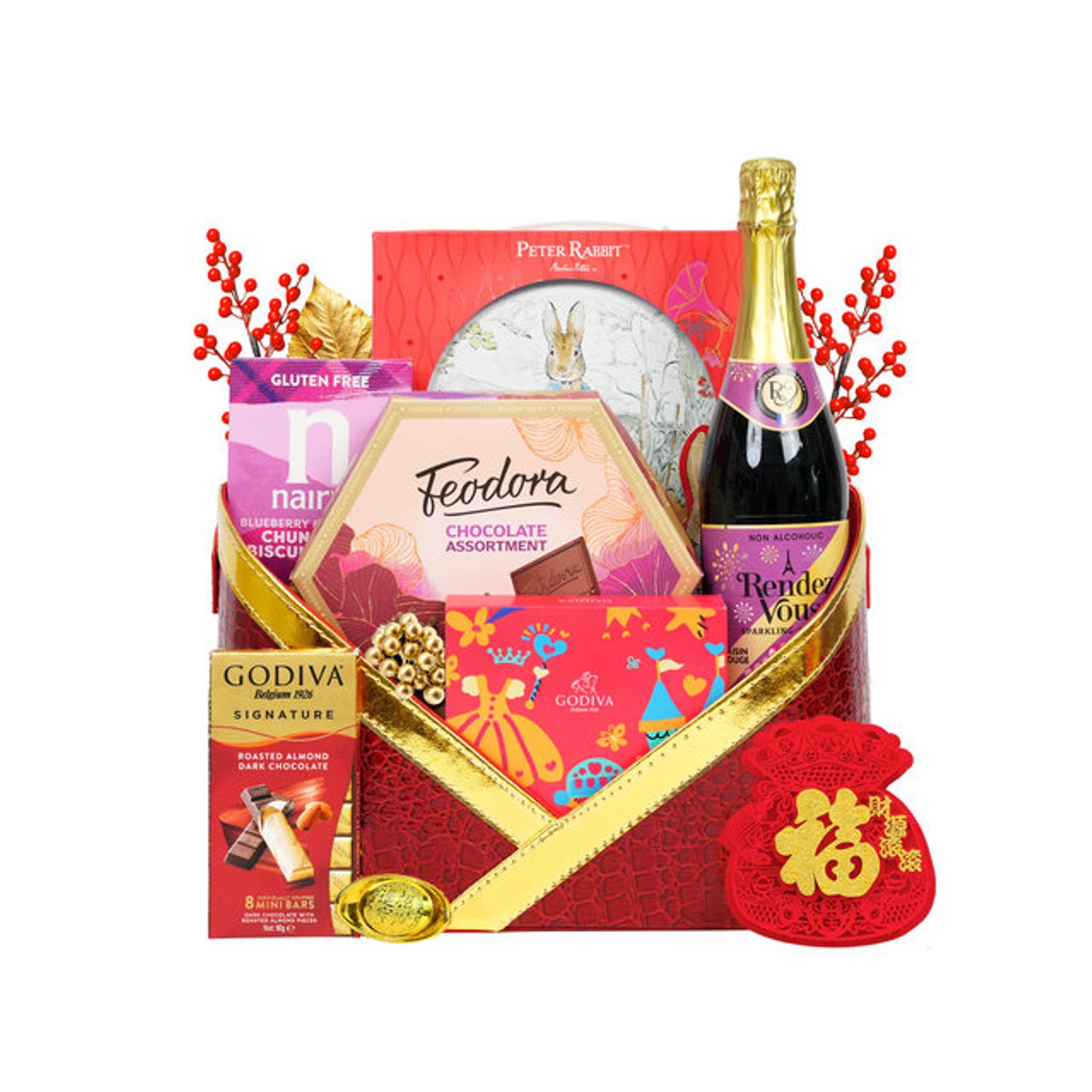 New Year Food and Wine Gift Hamper