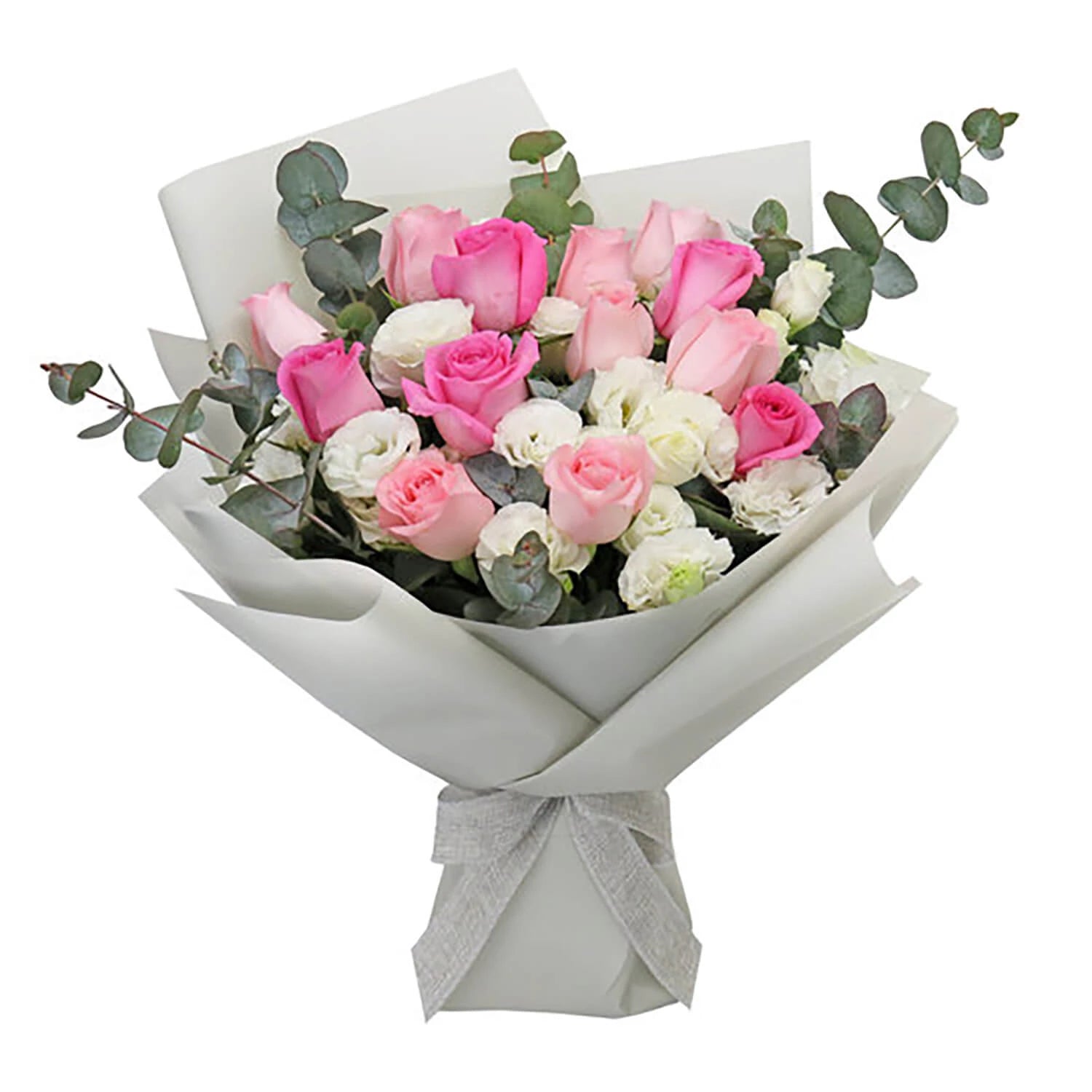 Pink Rose Hand Bouquet