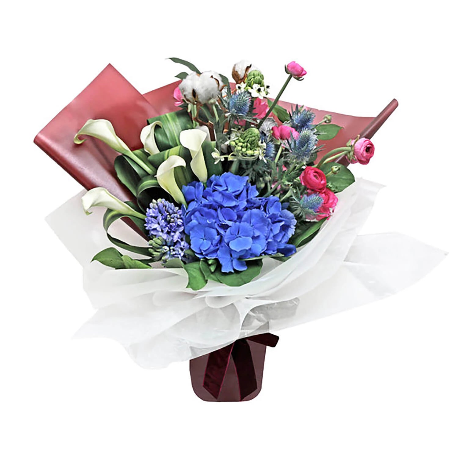 France Style Calla Lilies Hand Bouquet