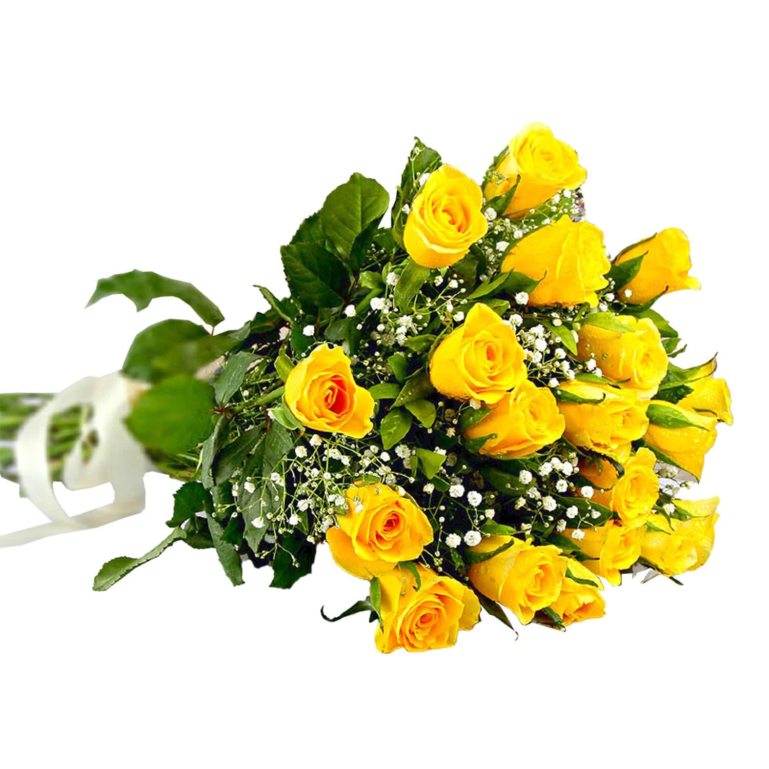 Eighteen Yellow Roses Bouquet