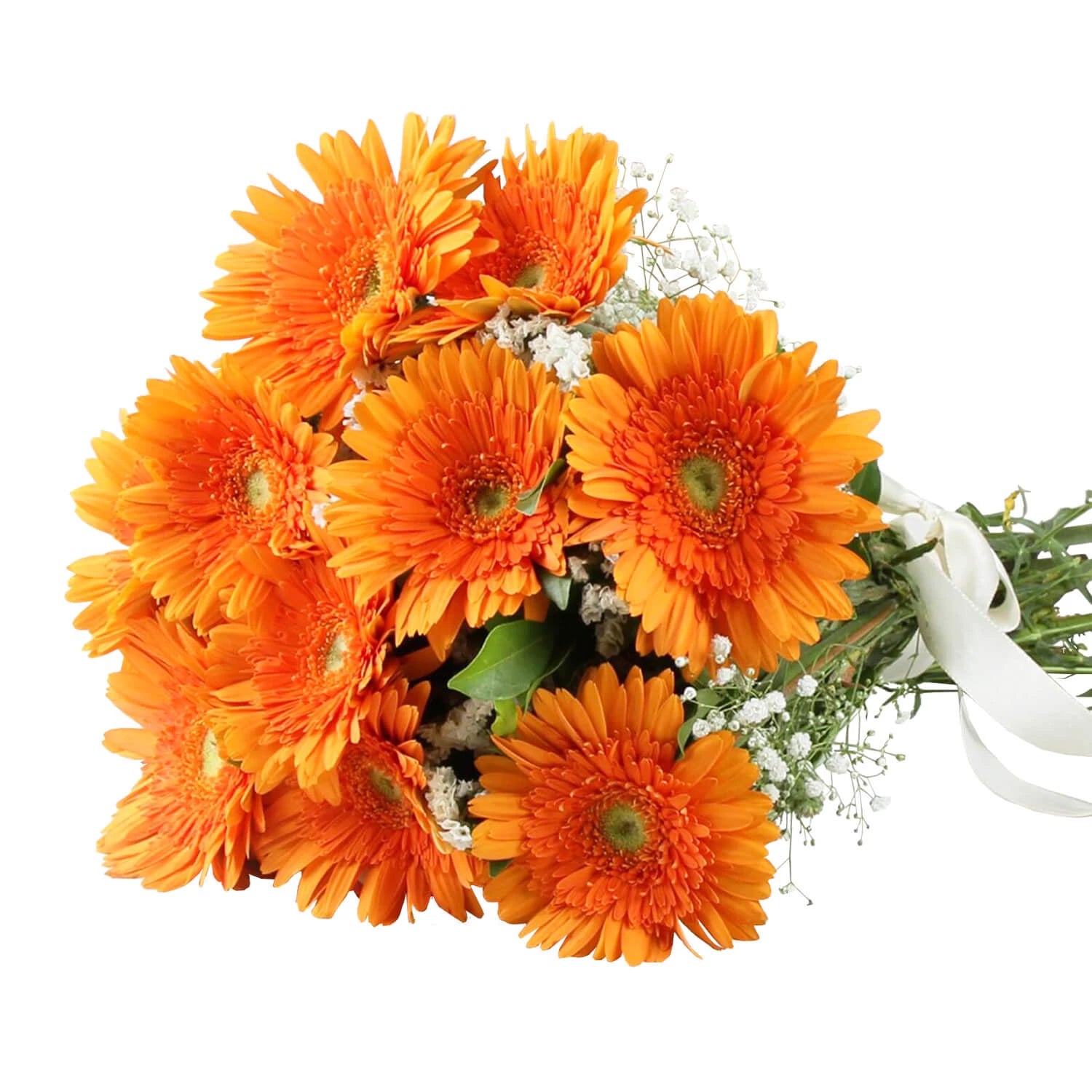 Gorgeous Ten Gerberas Bunch