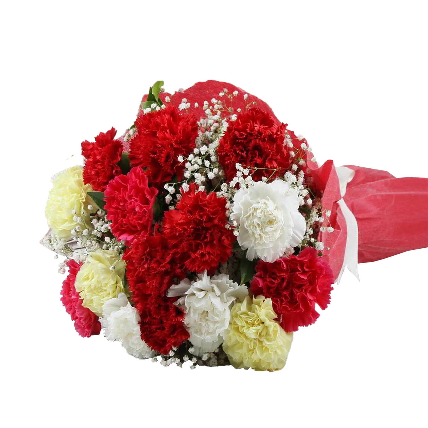 Mix Carnations Hand Tied Bouquet