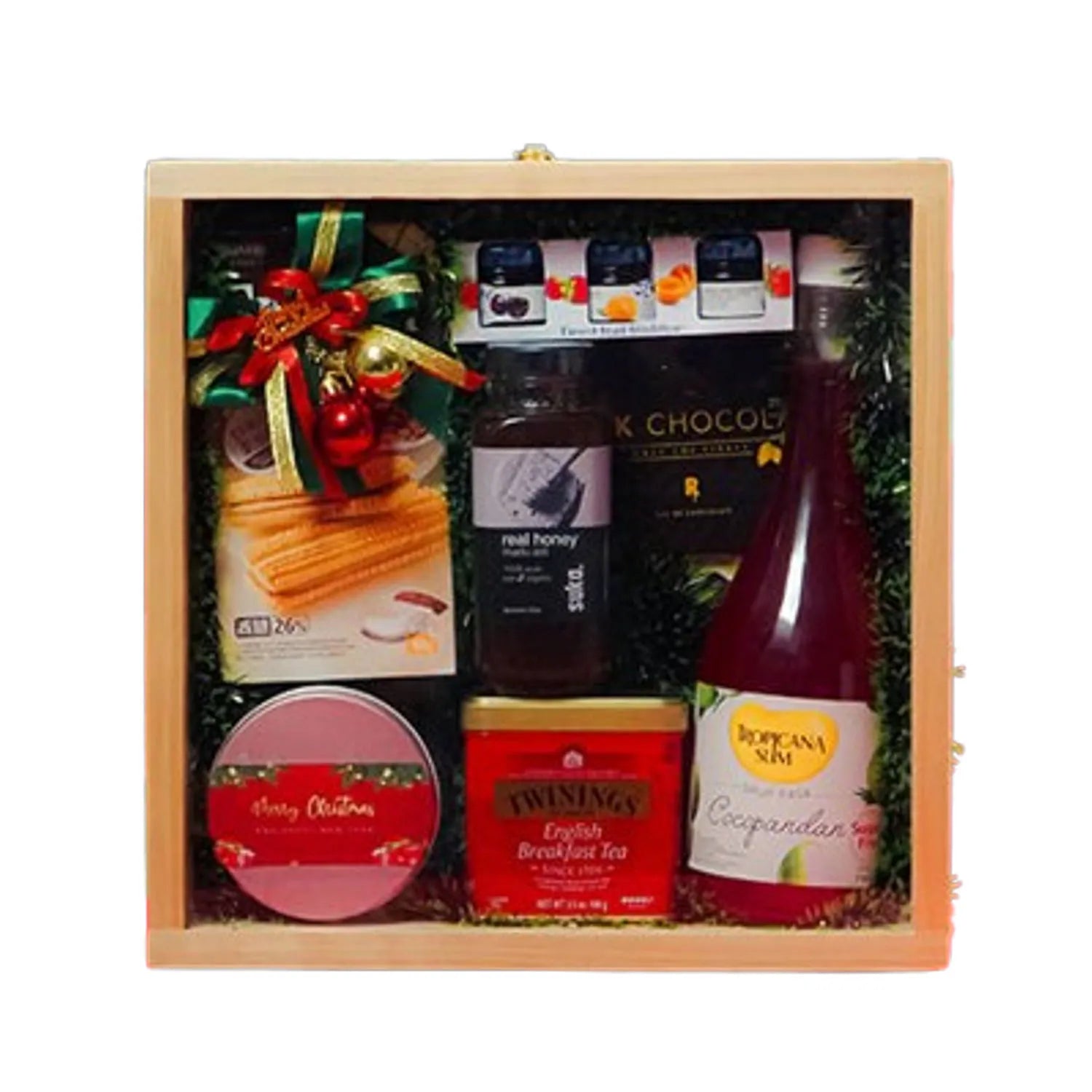 Fireside Clear Box - Christmas Hampers