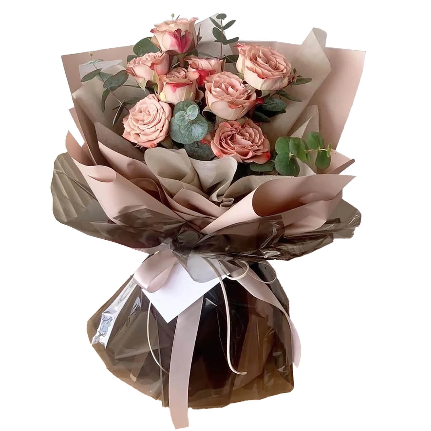 Eva Cappuccino Rose Bouquet