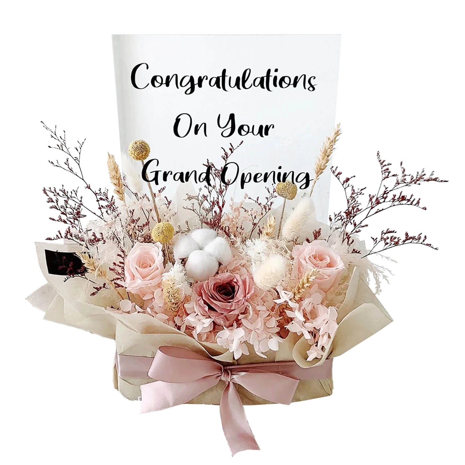 Elias Preserved Table Opening Flower