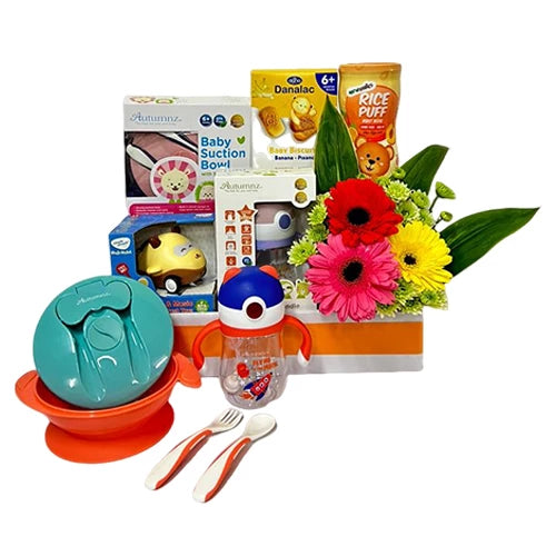 Colourful Mealtime Baby Gift