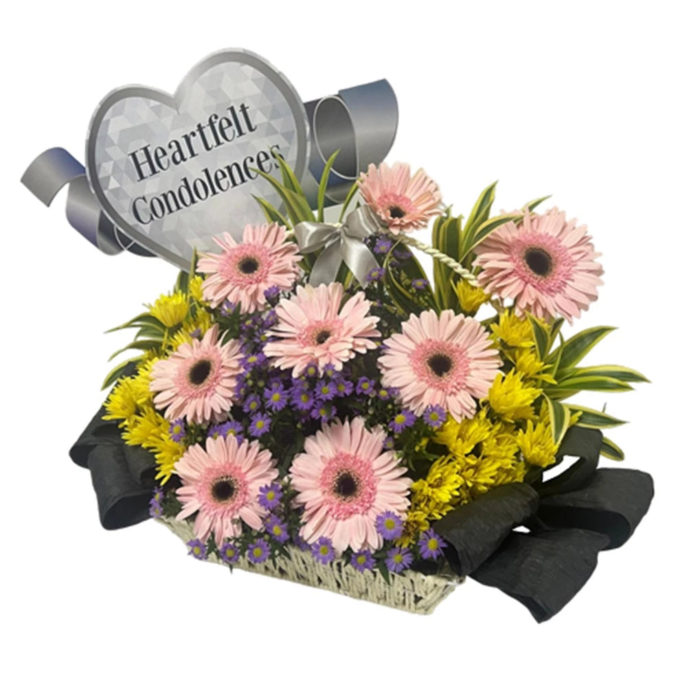 Dearly Missed Condolence Flower