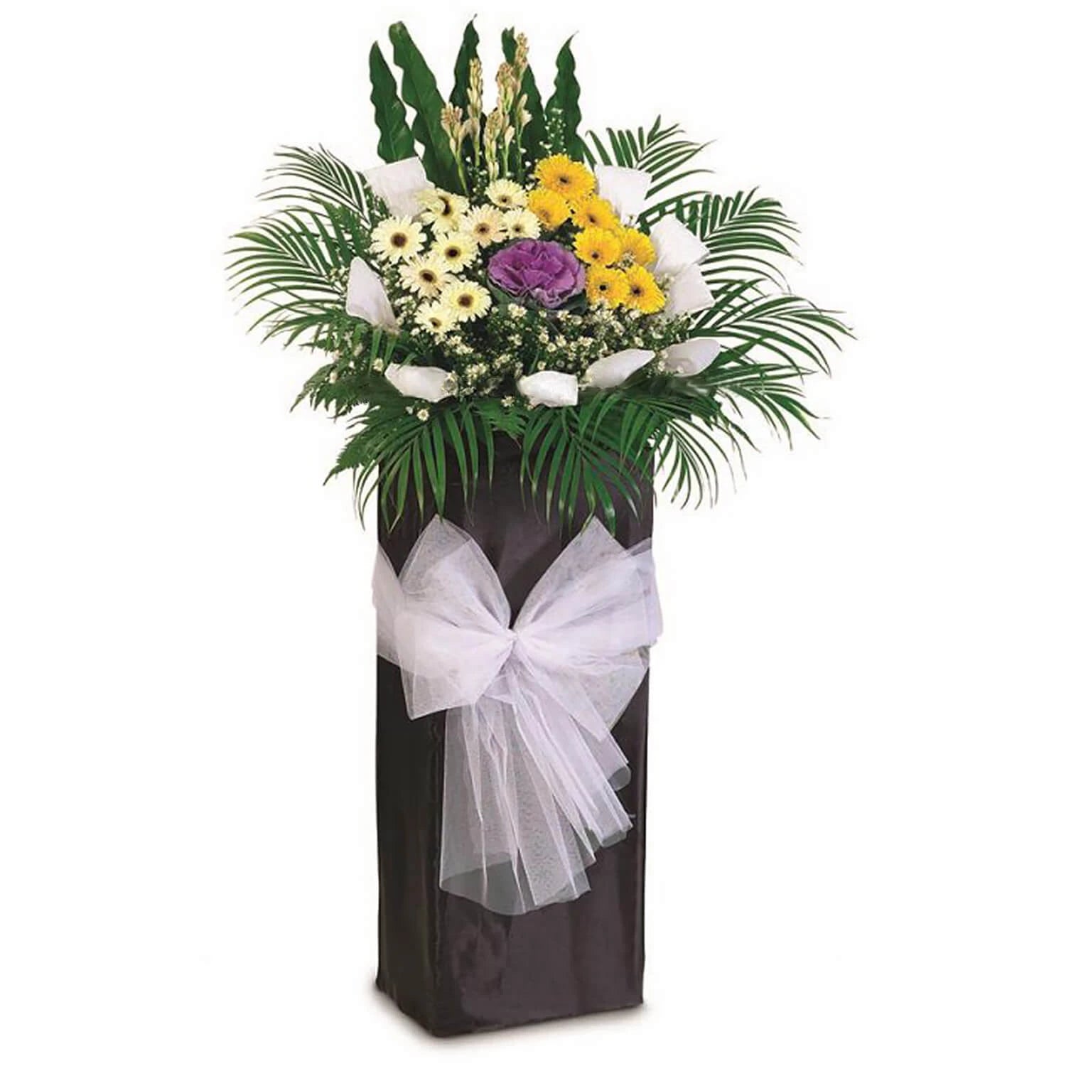 Condolences Flower Wreath 07
