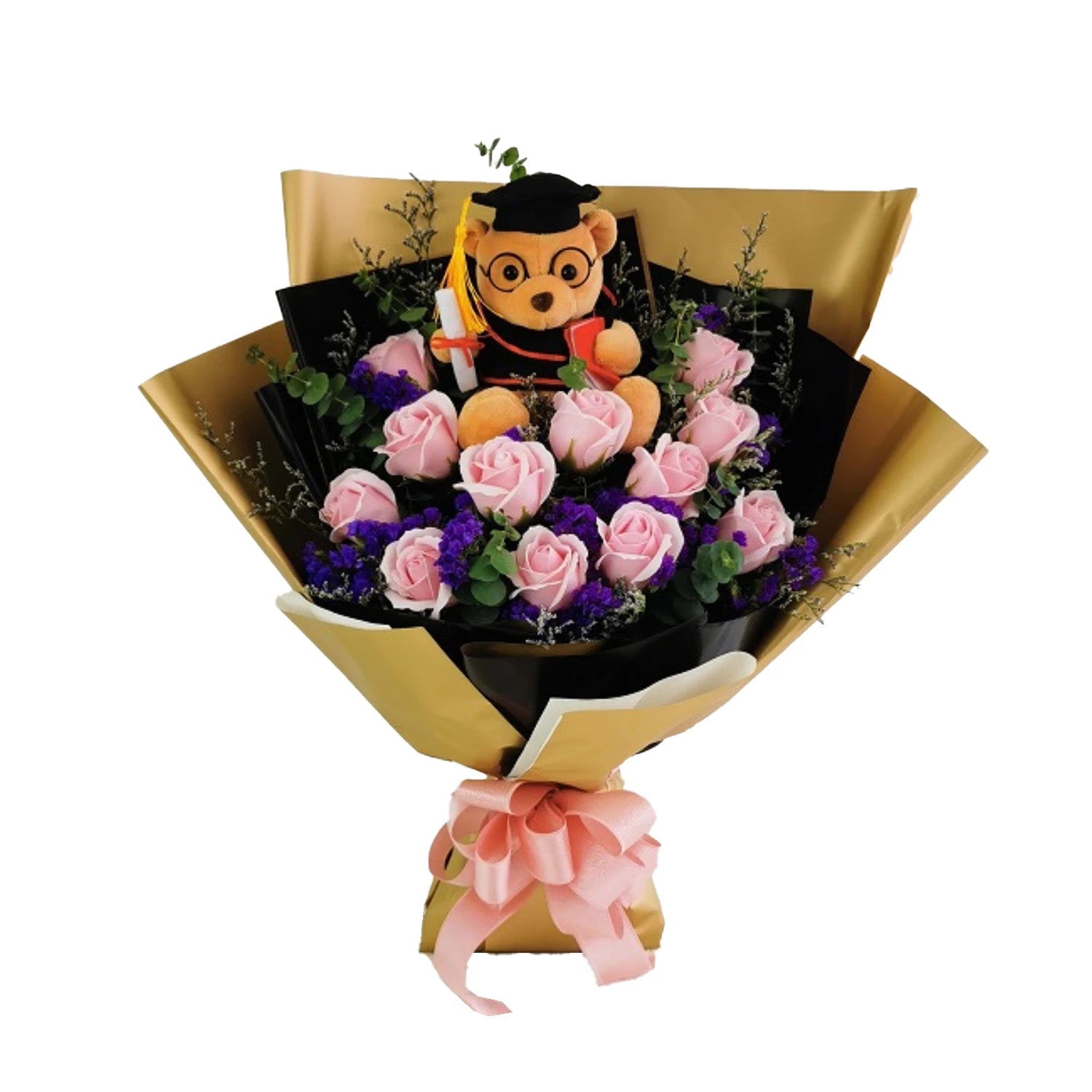 Happy Graduation Soap Flower Bouquet