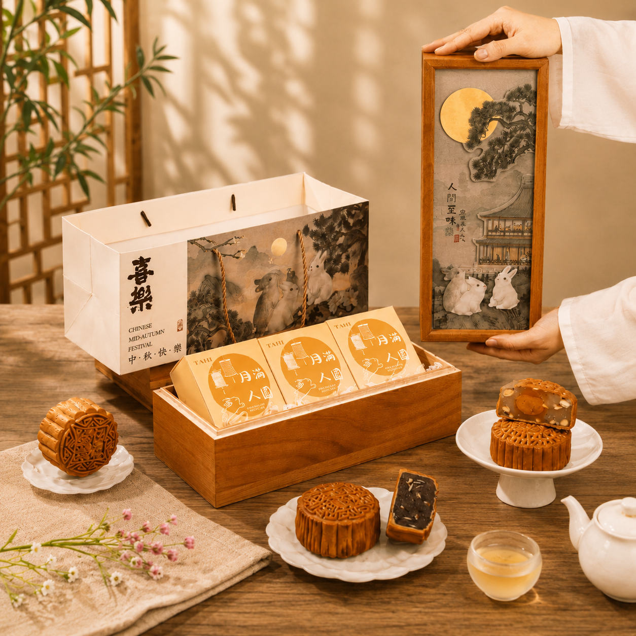 Premium 8-Flavour Mooncake Gift Box