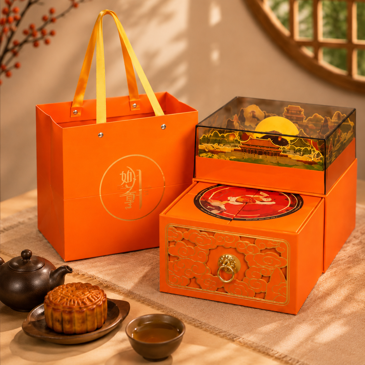 Premium 8-Flavour Mooncake Gift Box