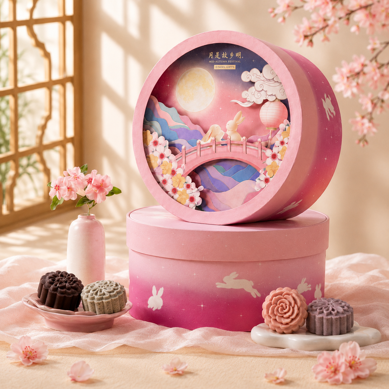 Moonlit Harmony Gourmet Mooncake Gift Box