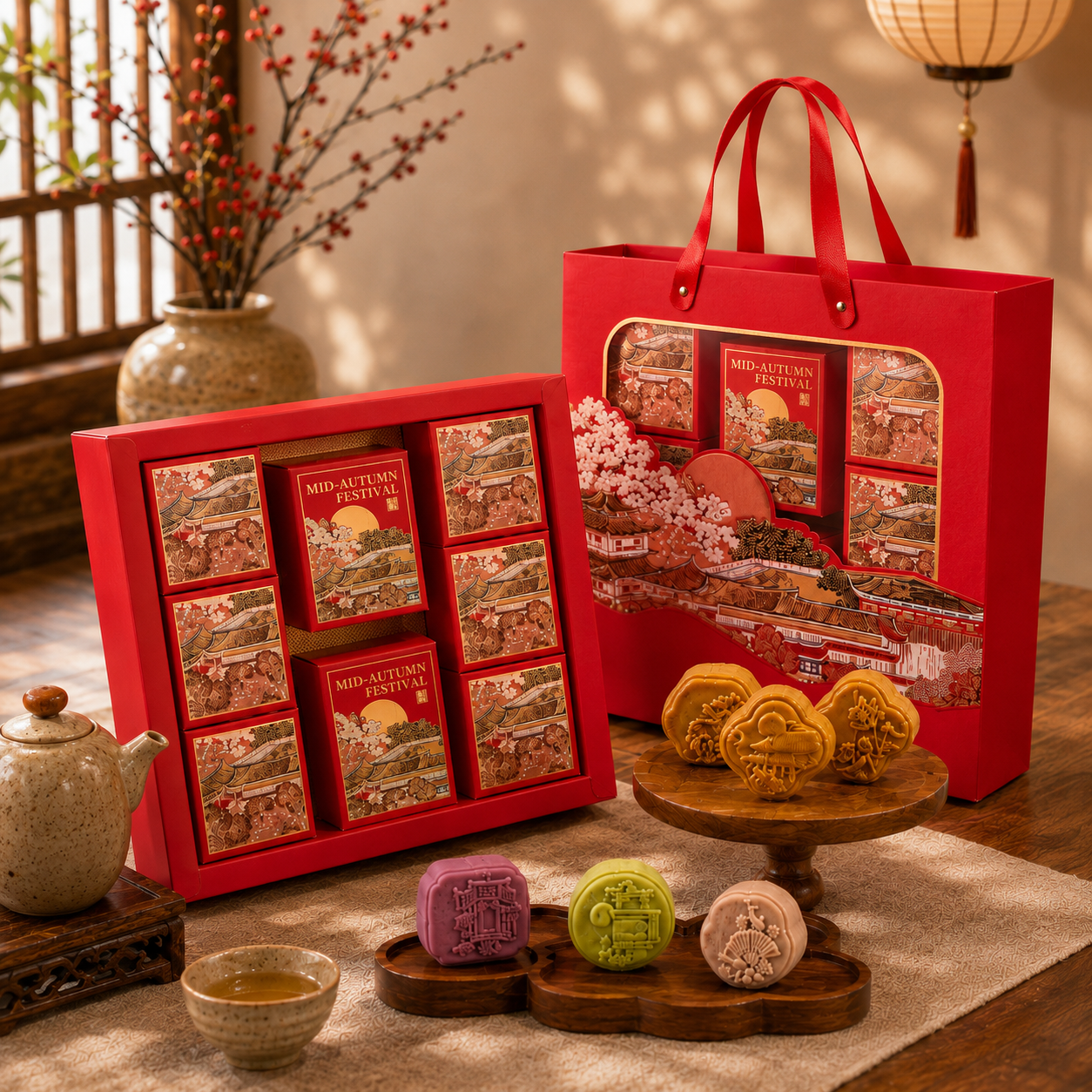 Oriental Mooncake Gift Box