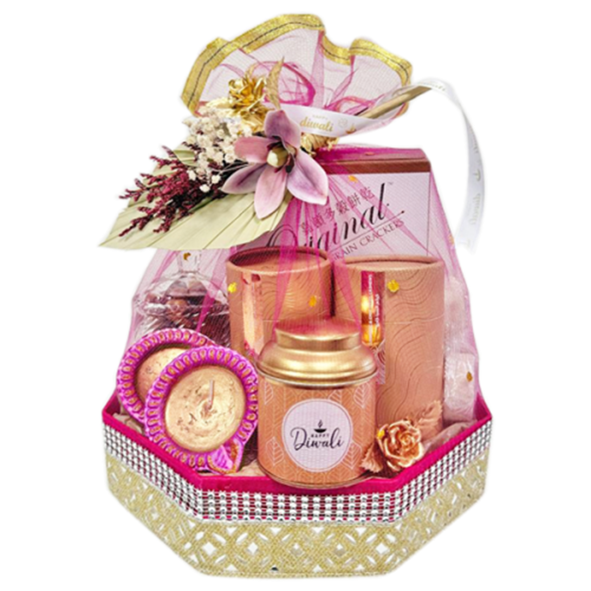 Diwali Fuchsia Gift Box