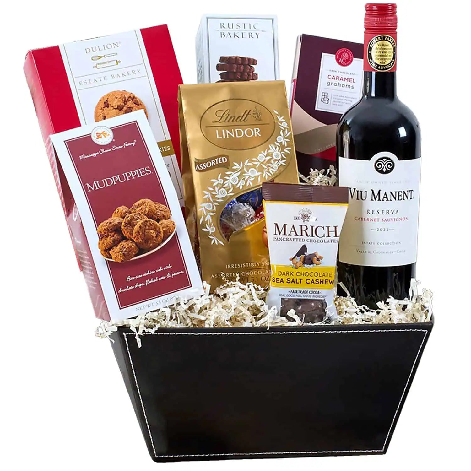 Christmas Wine Gift Basket