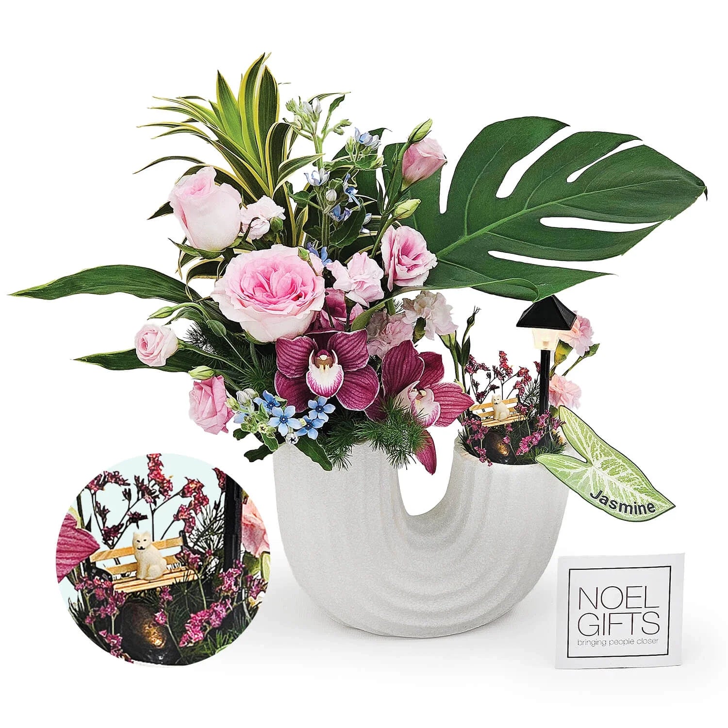 Bloom Crescent â€“ Personalised Floral Arrangement Gift