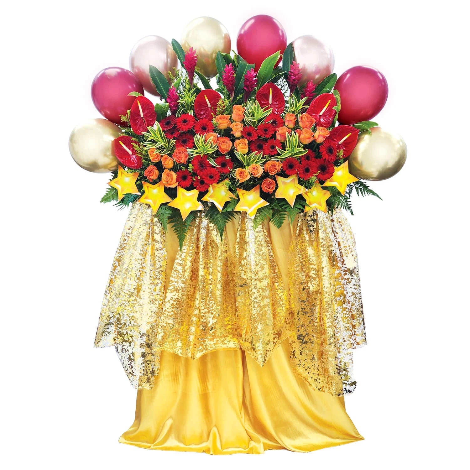 Starry Celebration Congratulatory Flower Stand
