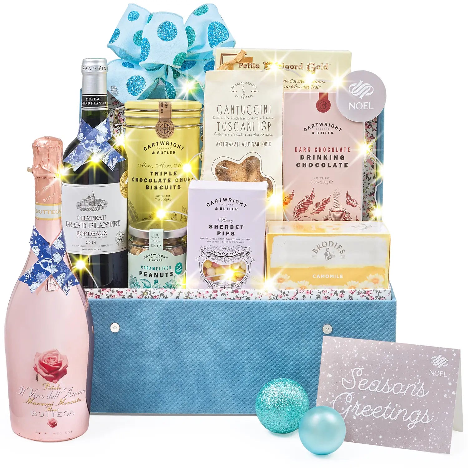 Blue Glimmer Christmas Hamper