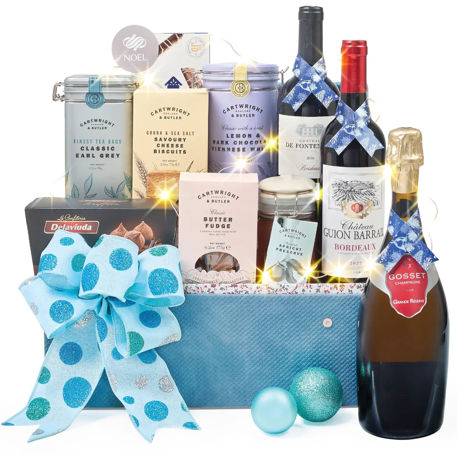 Blue Glimmer Christmas Hamper