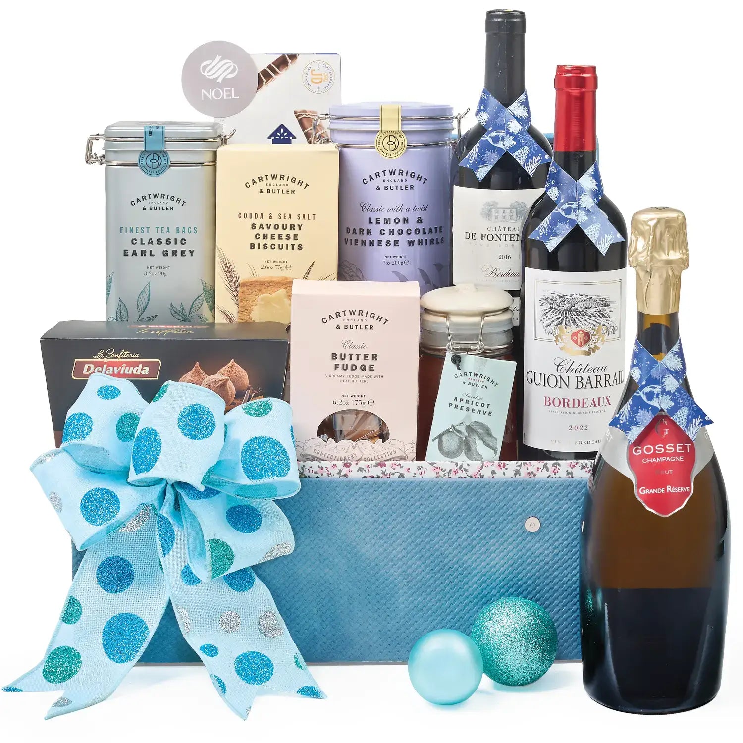 Blue Glimmer Christmas Hamper