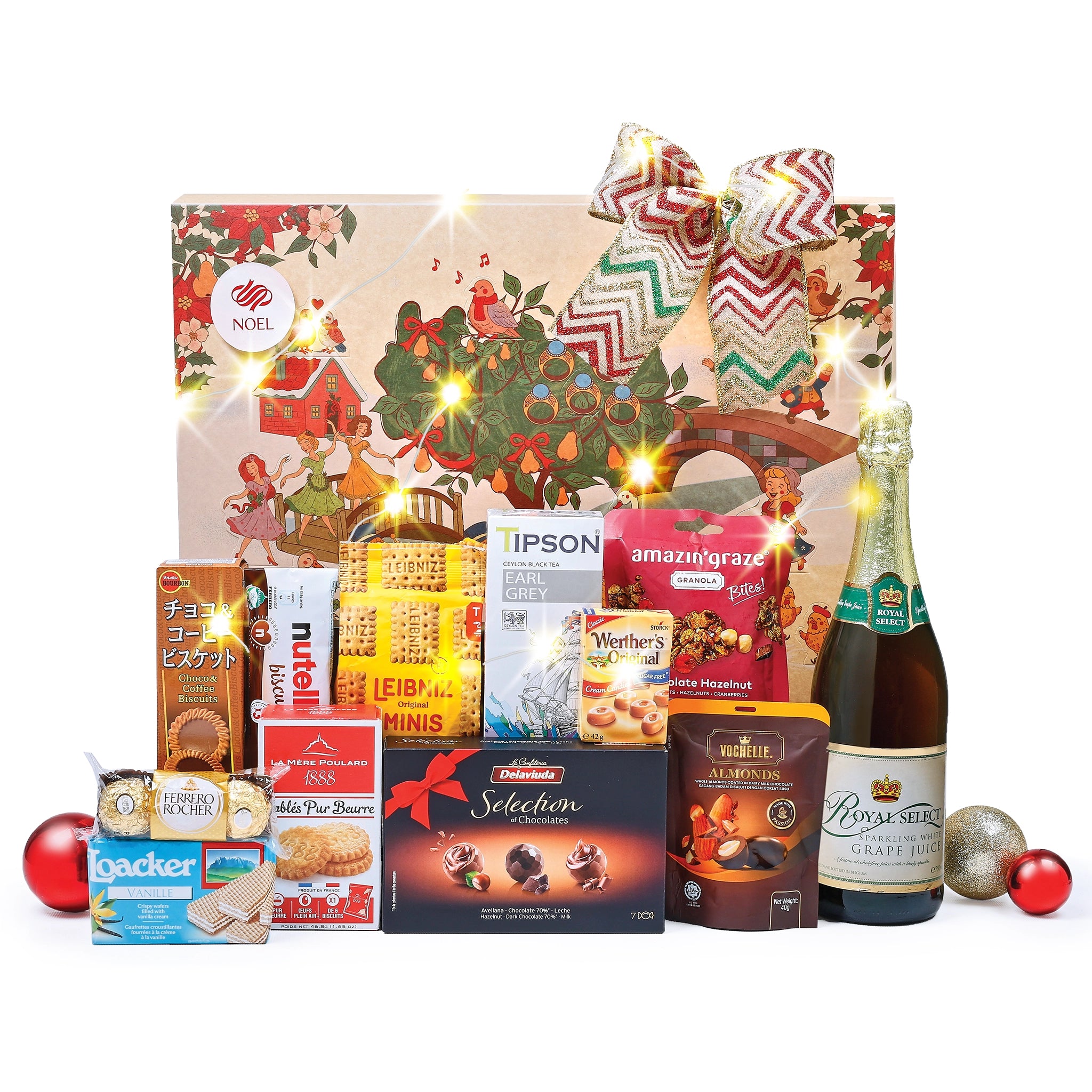 Christmas Munchie Wishes Gift (WITH FAIRY LIGHTS)