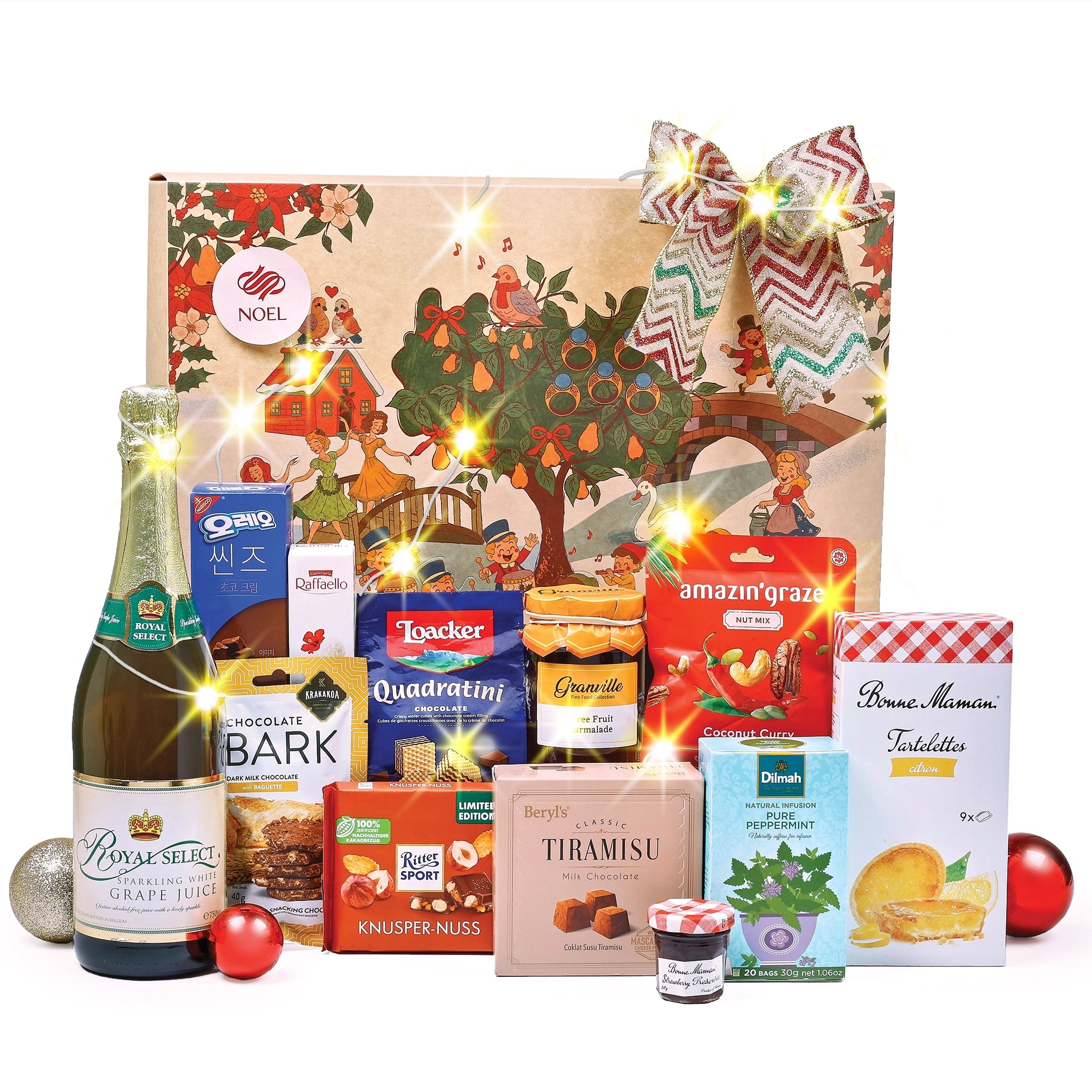 Christmas Teatime Wishes Gift (WITH FAIRY LIGHTS)