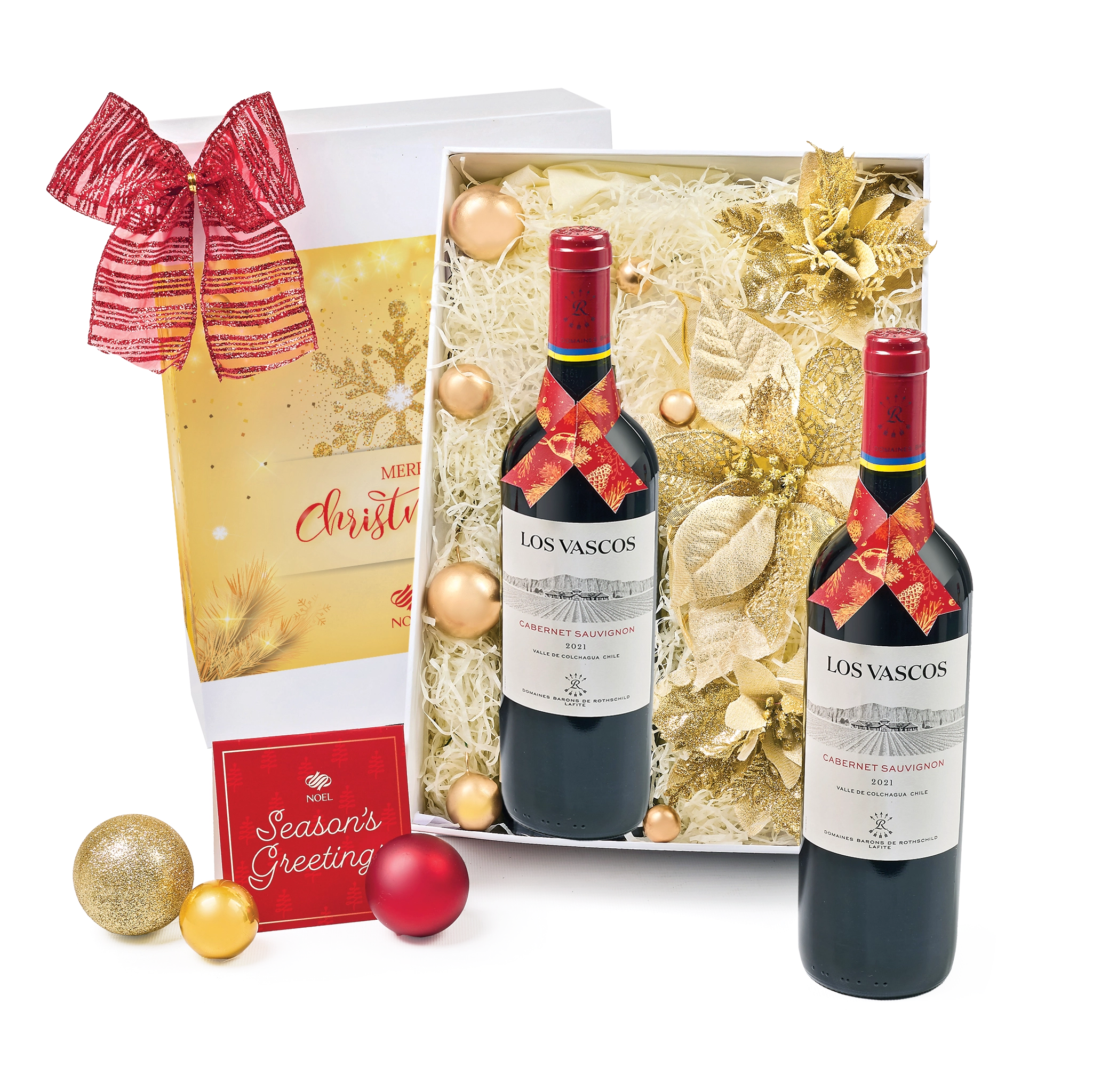 Christmas Cheers Sustainable Wine Gift Hamper – Los Vascos Cabernet