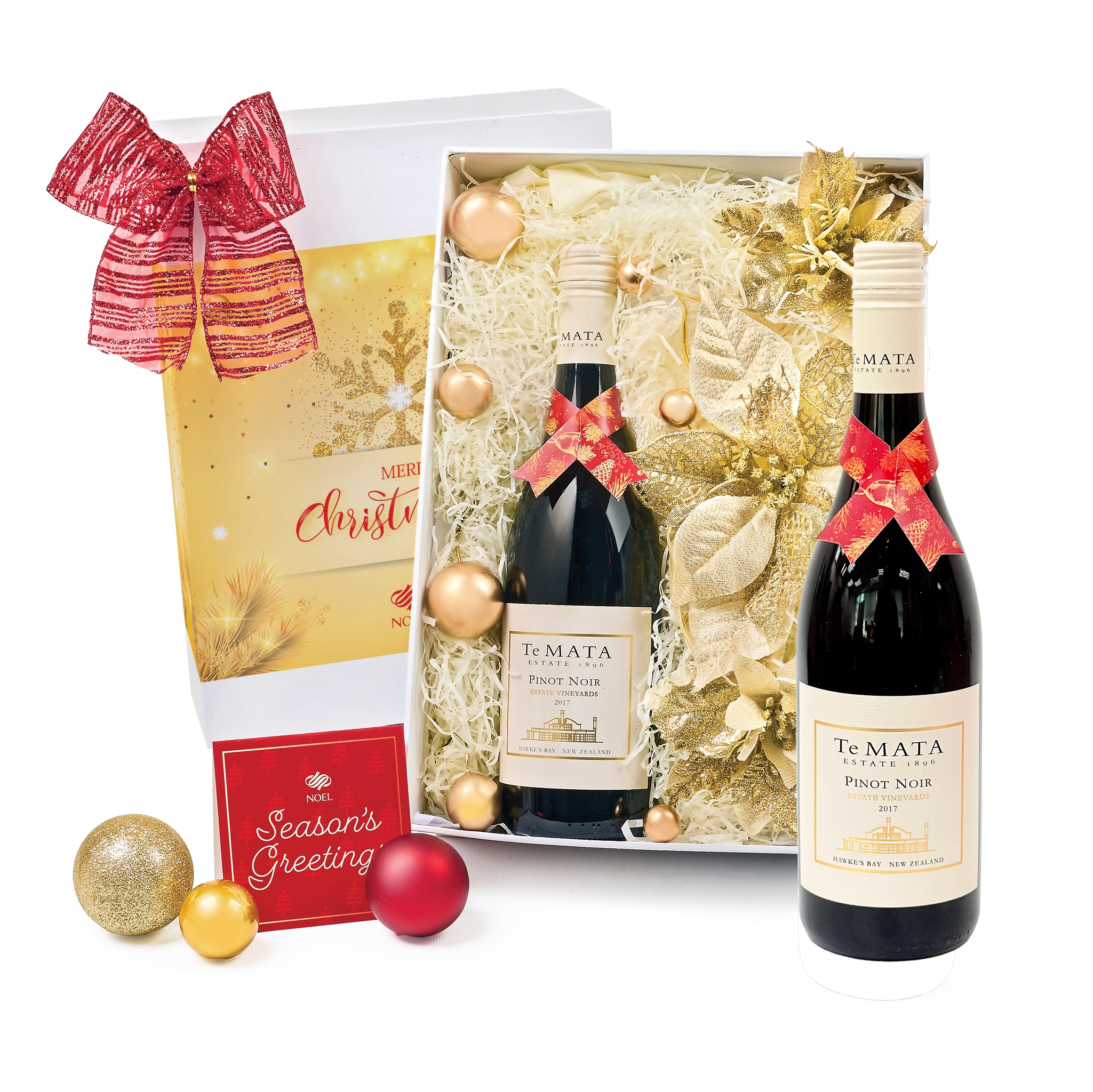 Christmas Cheers Sustainable Wine Gift Hamper – Te Mata Estate Pinot Noir
