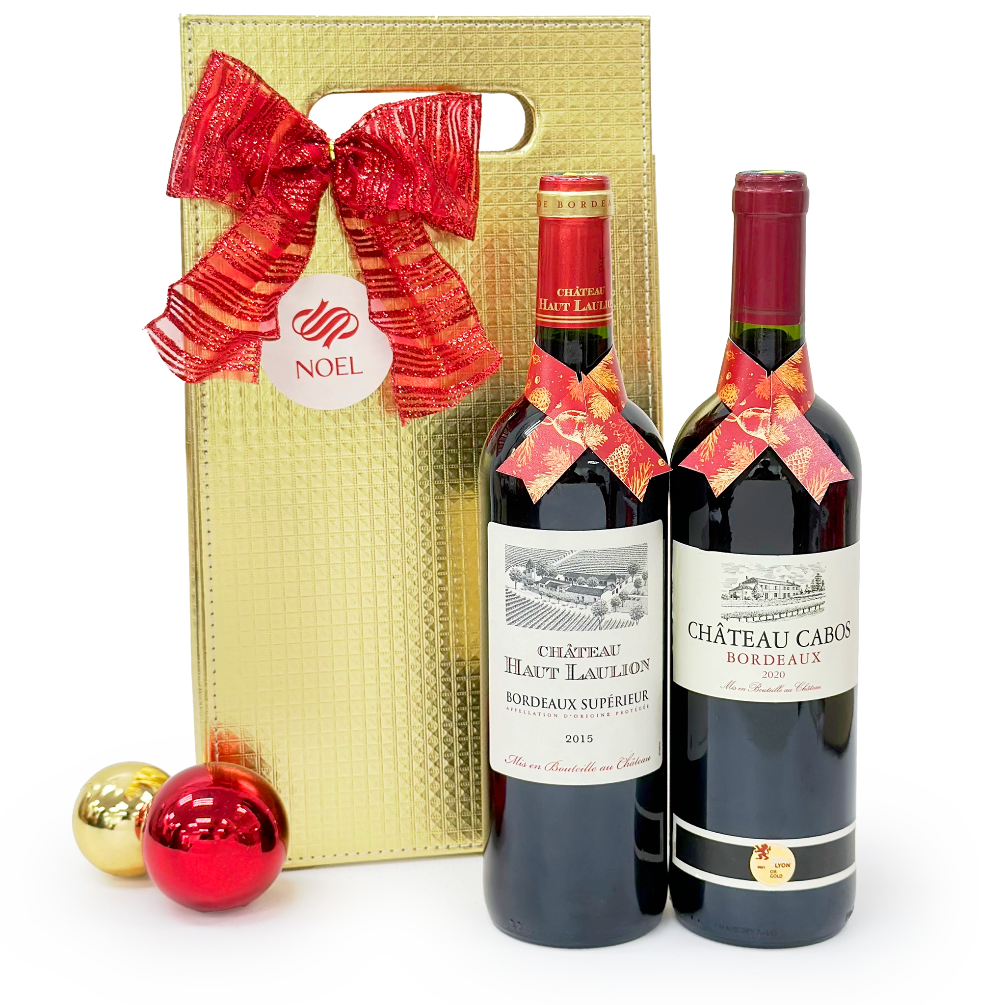 Christmas Cheers Festive Wines Gift Hamper – 2 Red Wines